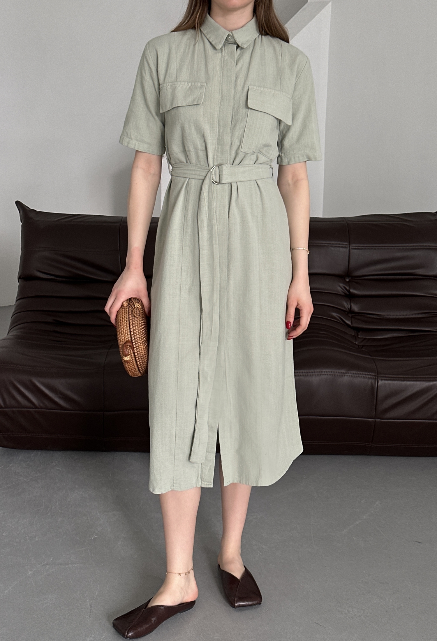 Belted Filam Dress - Brand: My Fashion - Women & Kids, Baby Clothes Wholesale - TheBS Women