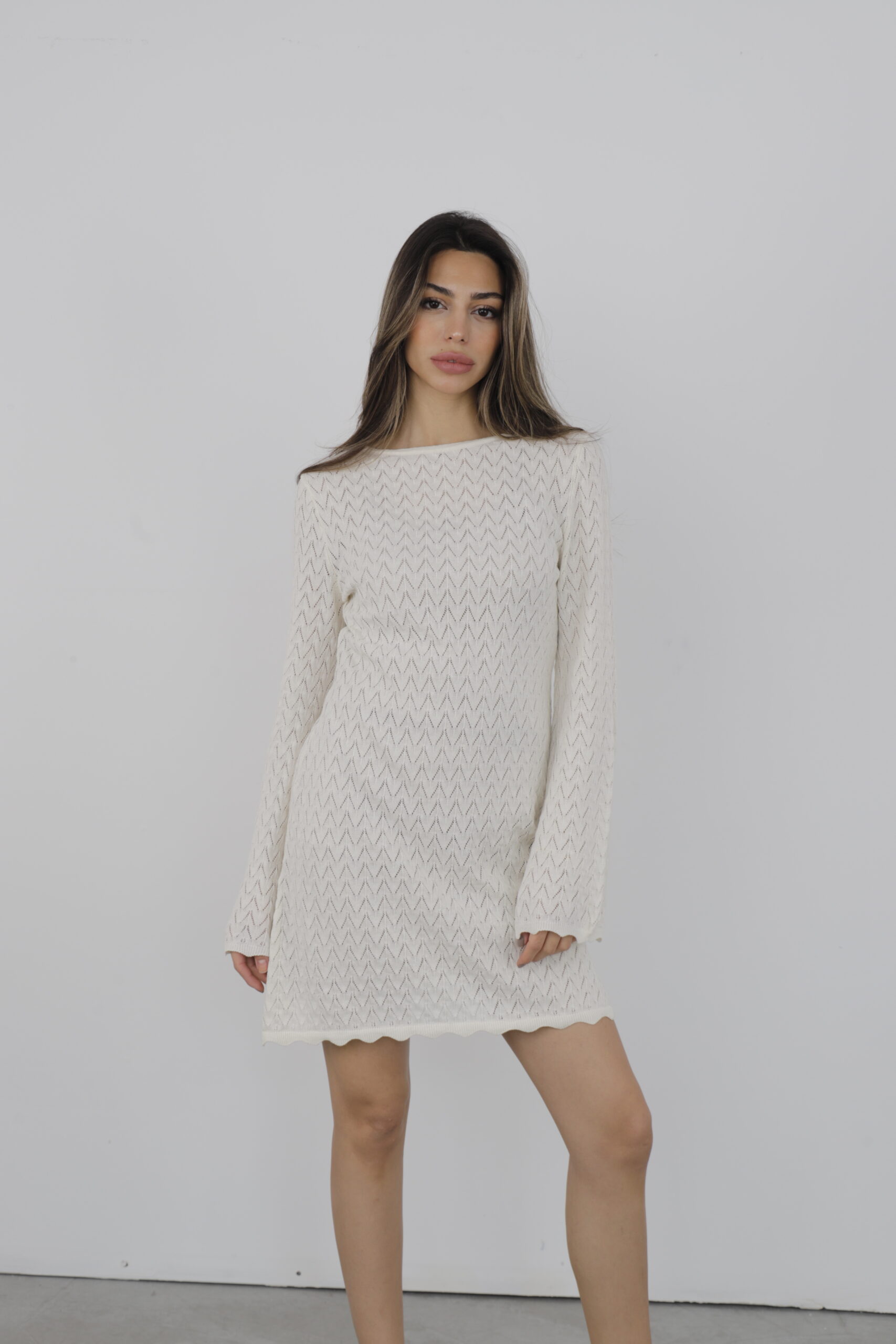 Knitted Sweater Dress Mini – Brand: Cream Rouge – Women & Kids, Baby Clothes Wholesale – TheBS Women