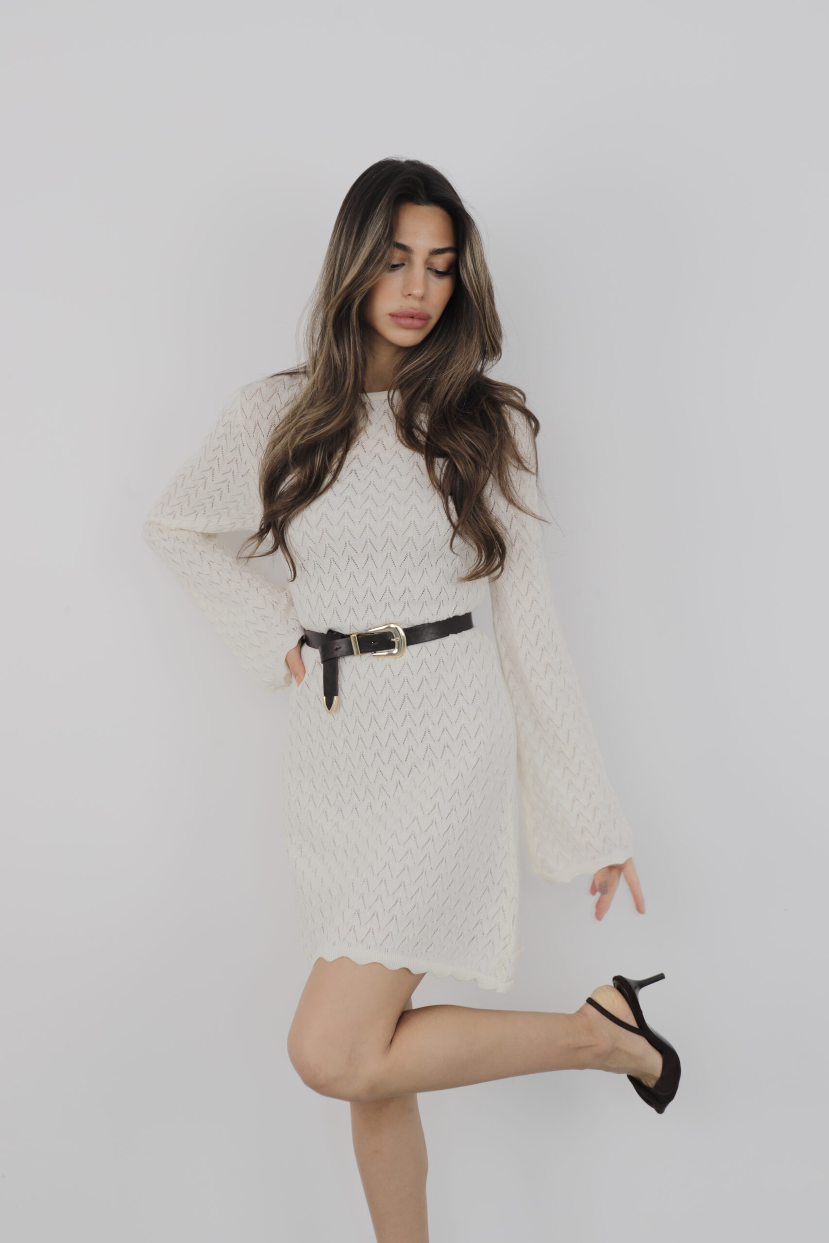 Knitted Sweater Dress Mini – Brand: Cream Rouge – Women & Kids, Baby Clothes Wholesale – TheBS Women