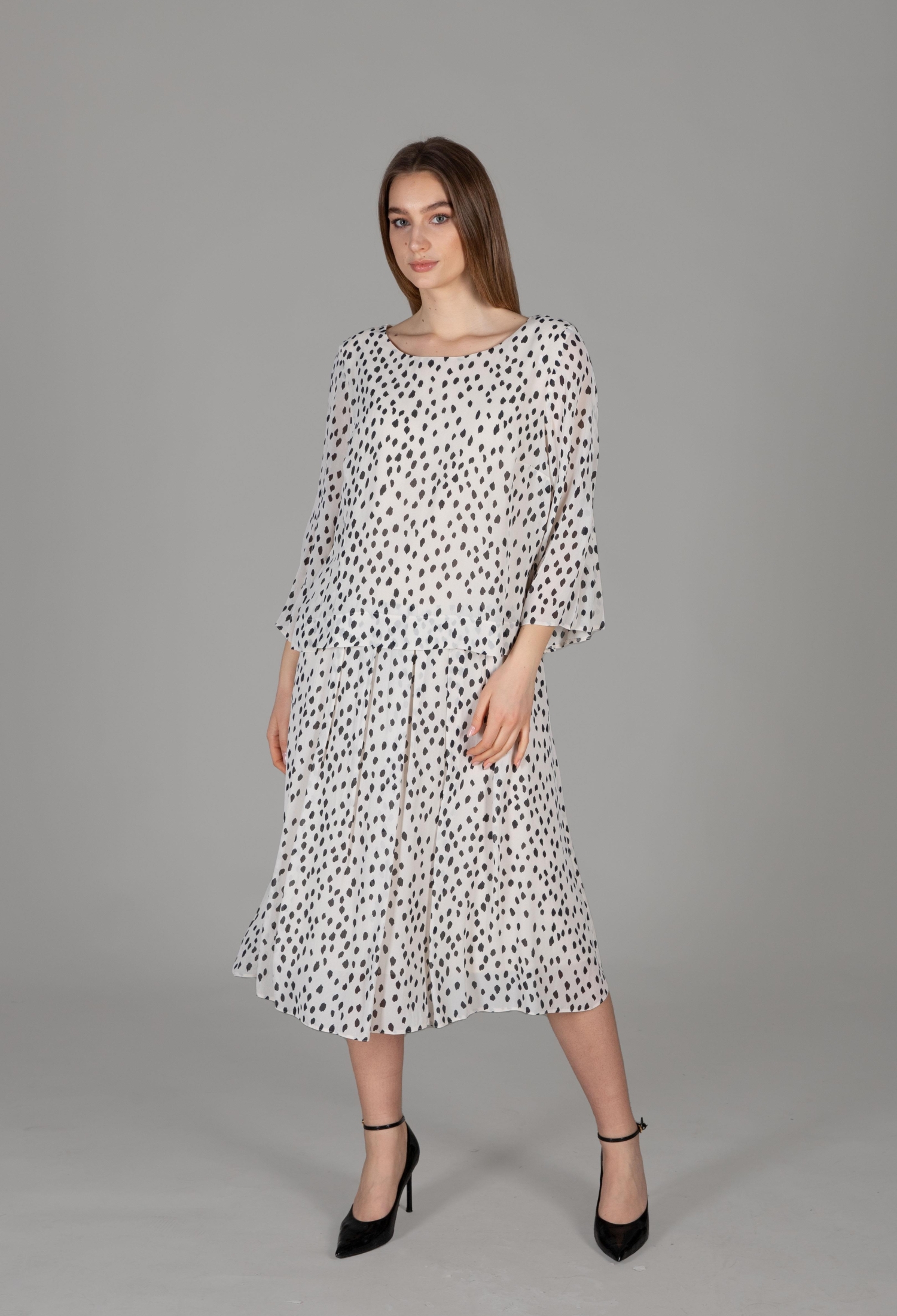 Round Neck Dress - Brand: GUMANIZE - Women & Kids, Baby Clothes Wholesale - TheBS Women