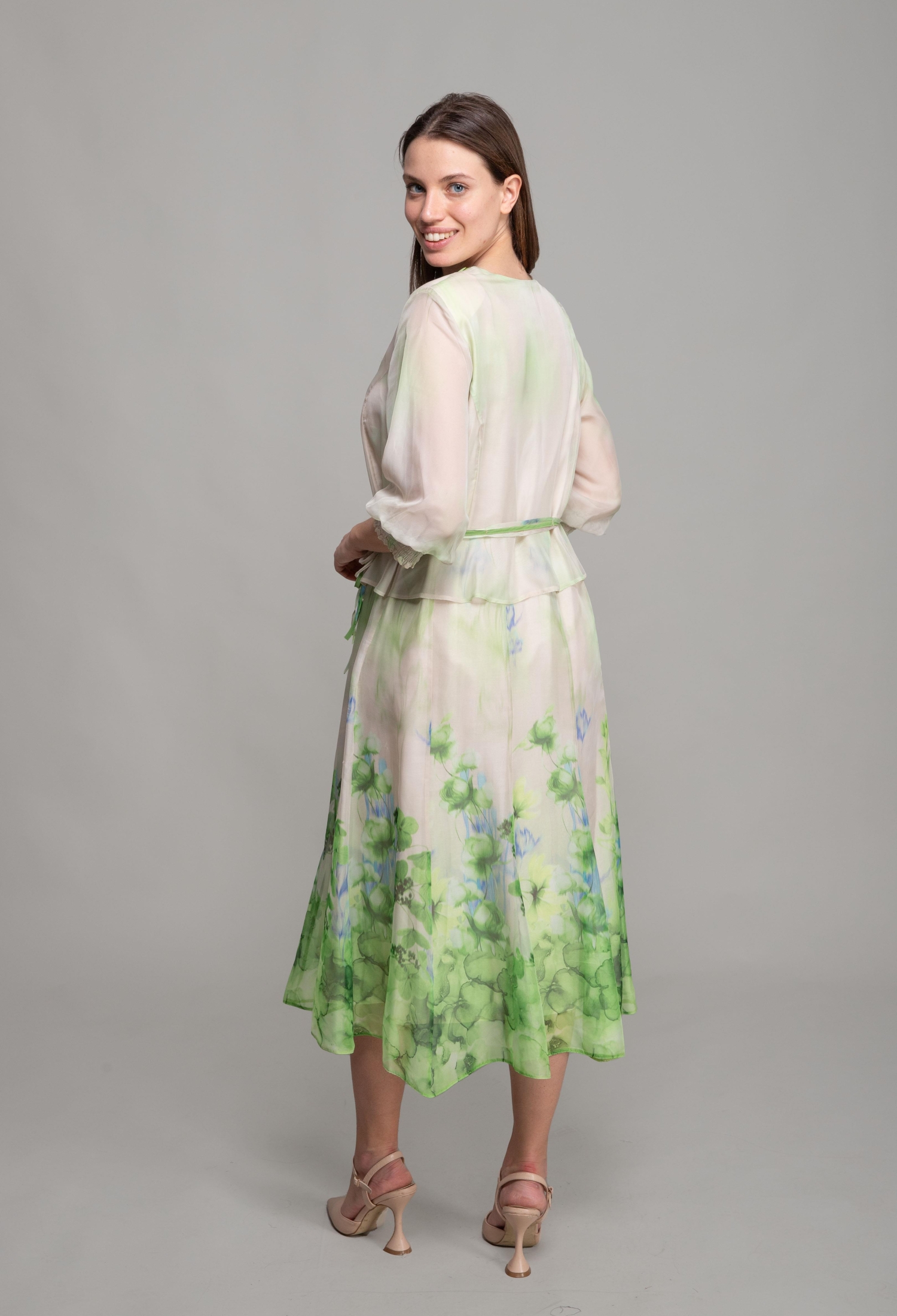 V Neck Empirme Dress - Brand: GUMANIZE - Women & Kids, Baby Clothes Wholesale - TheBS Women