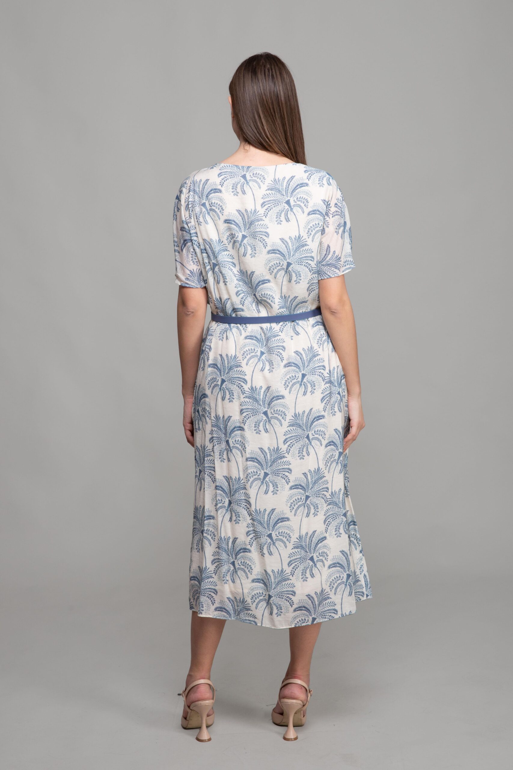 Round Neck Chiffon Dress - Brand: GUMANIZE - Women & Kids, Baby Clothes Wholesale - TheBS Women Round Neck Chiffon Dress - Brand: GUMANIZE - Women & Kids, Baby Clothes Wholesale - TheBS Women