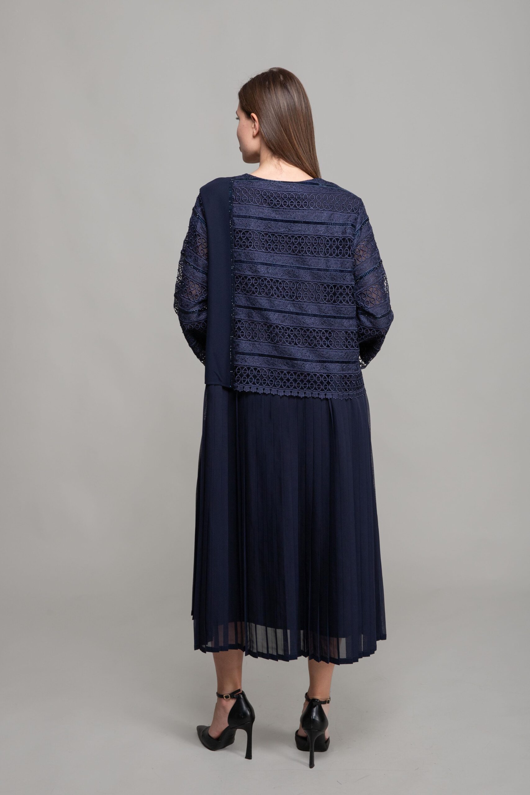 Round Neck Ruffle Dress - Brand: GUMANIZE - Women & Kids, Baby Clothes Wholesale - TheBS Women Round Neck Ruffle Dress - Brand: GUMANIZE - Women & Kids, Baby Clothes Wholesale - TheBS Women