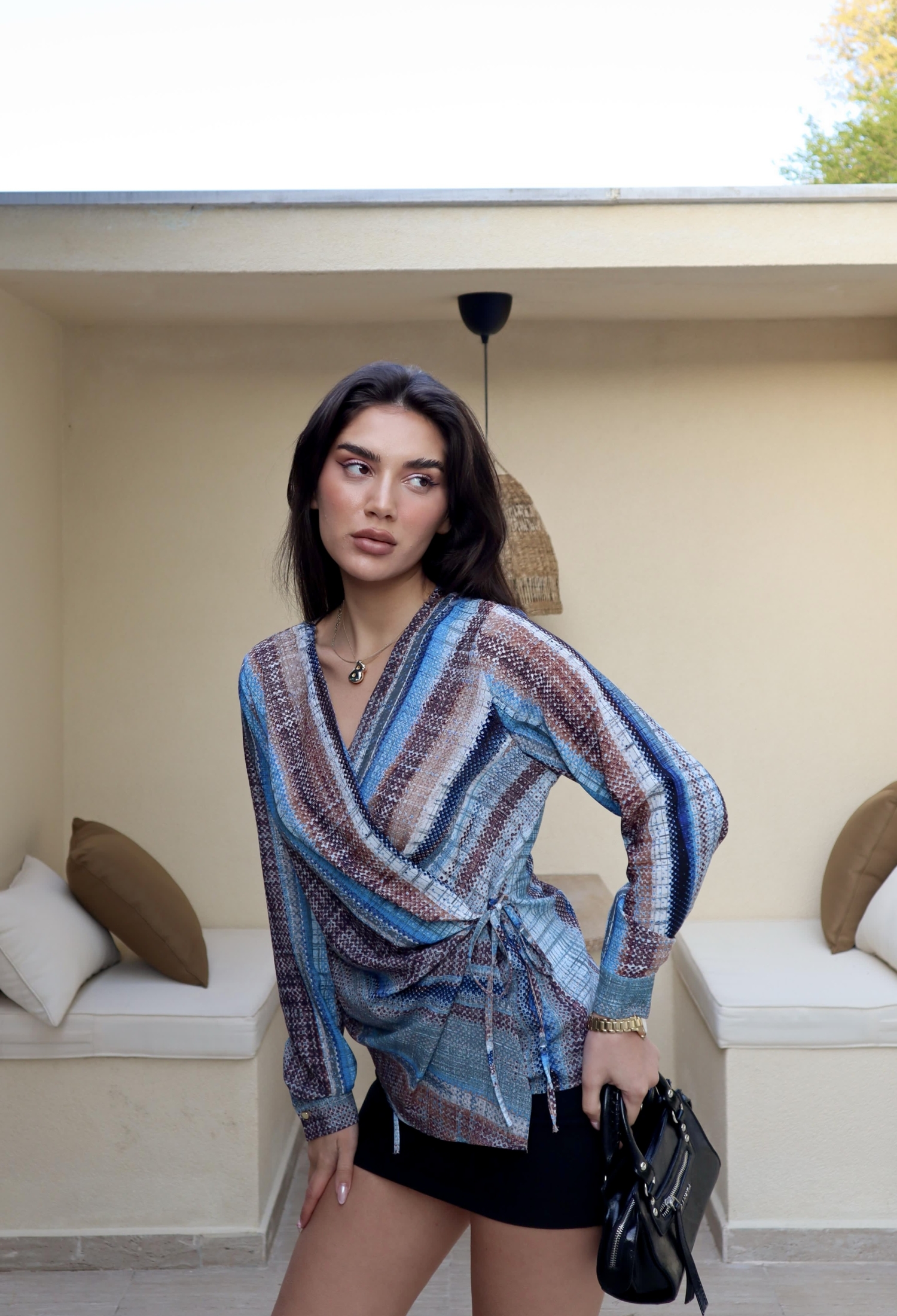 Side Tie Blouse - Brand: STEPS - Women & Kids, Baby Clothes Wholesale - TheBS Women