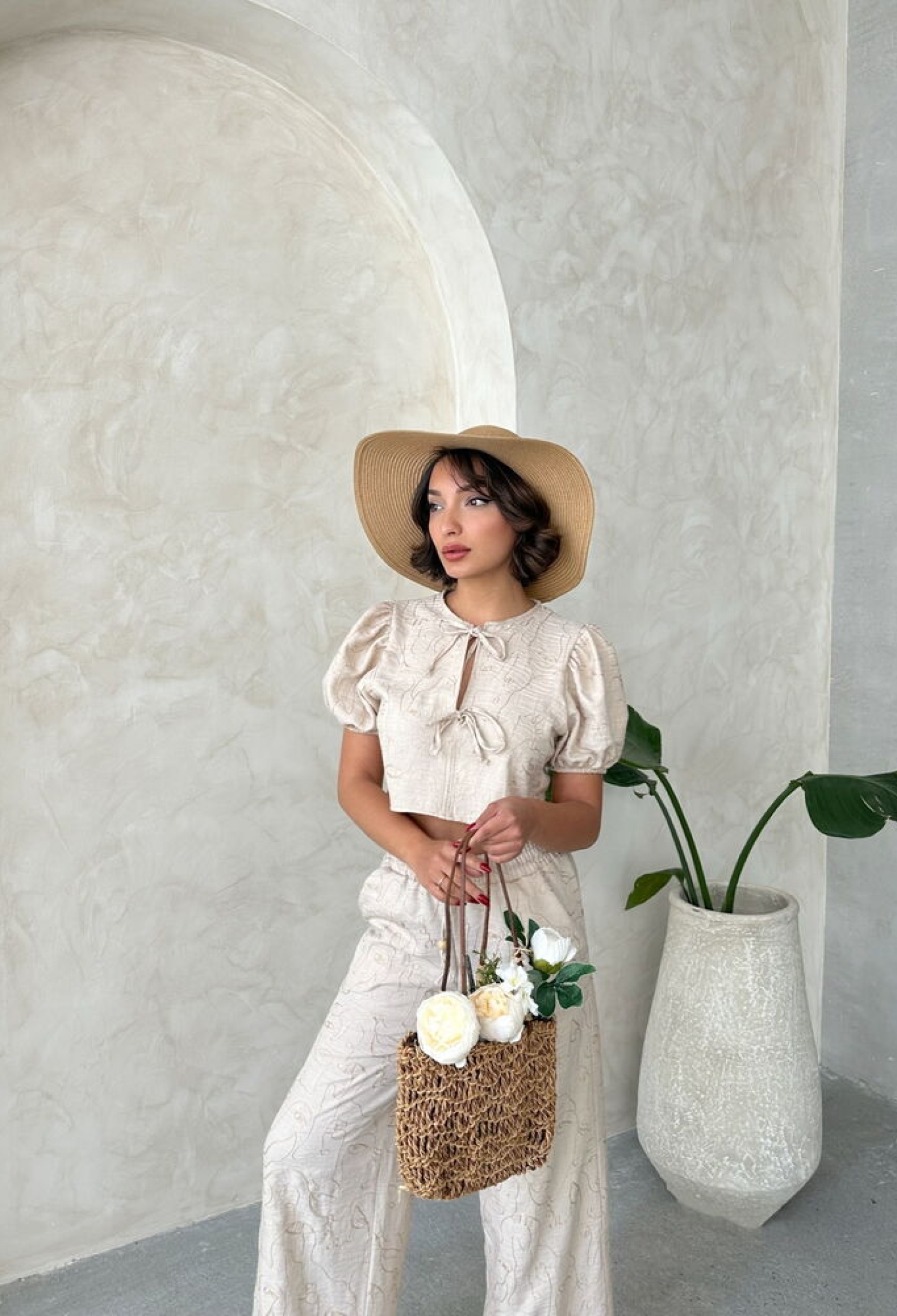 Embroidered Front Tie Blouse - Brand: Topshow - Women & Kids, Baby Clothes Wholesale - TheBS Women