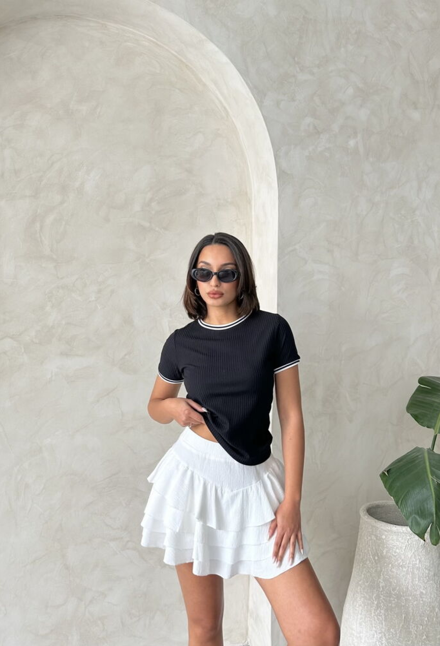 BlackCrew Neck Wholesale T-Shirt - Brand: Topshow - Women & Kids, Baby Clothes Wholesale - TheBS Women