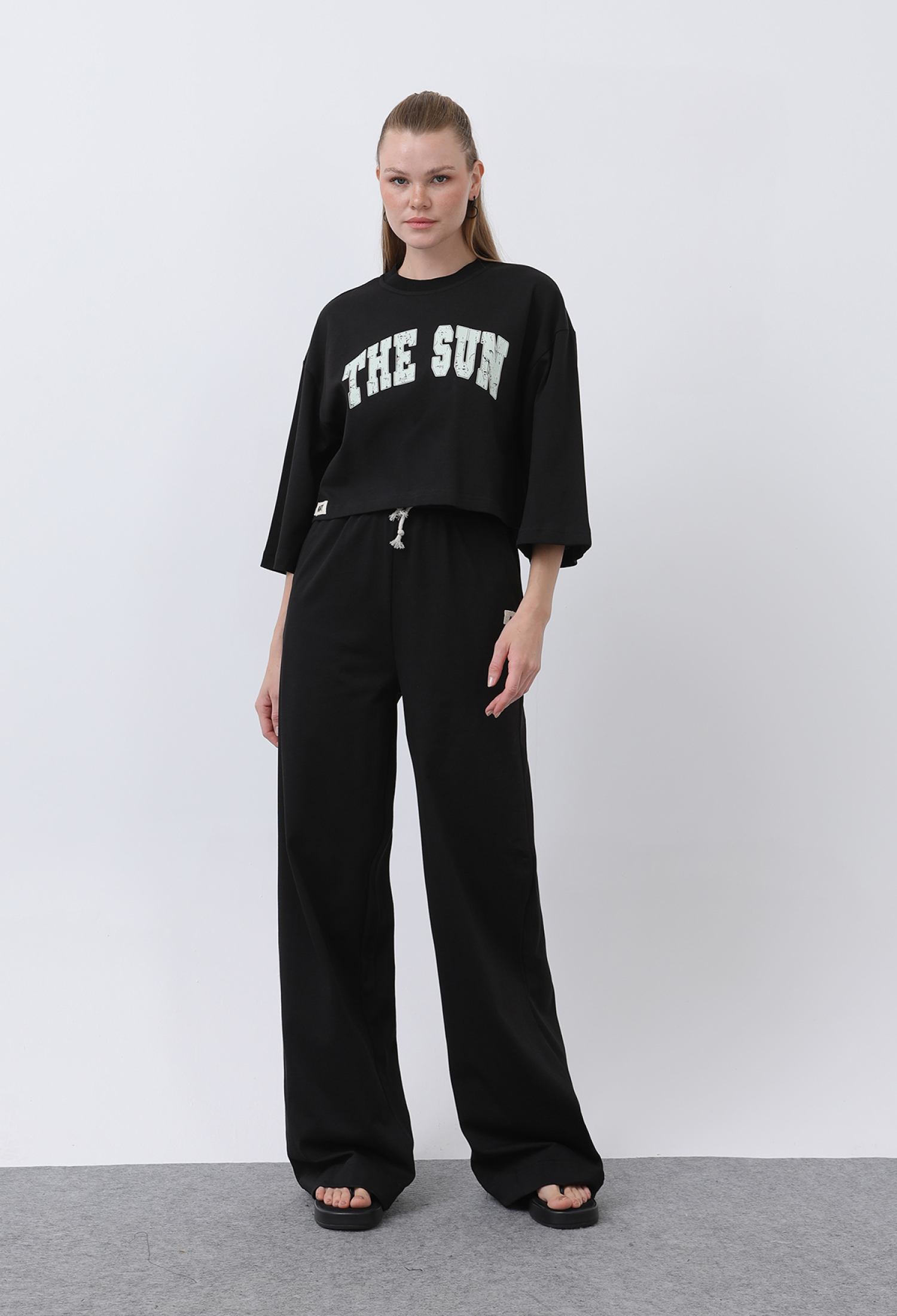 Front Printed Double Pants Set - Brand: SOUL - Women & Kids, Baby Clothes Wholesale - TheBS Women