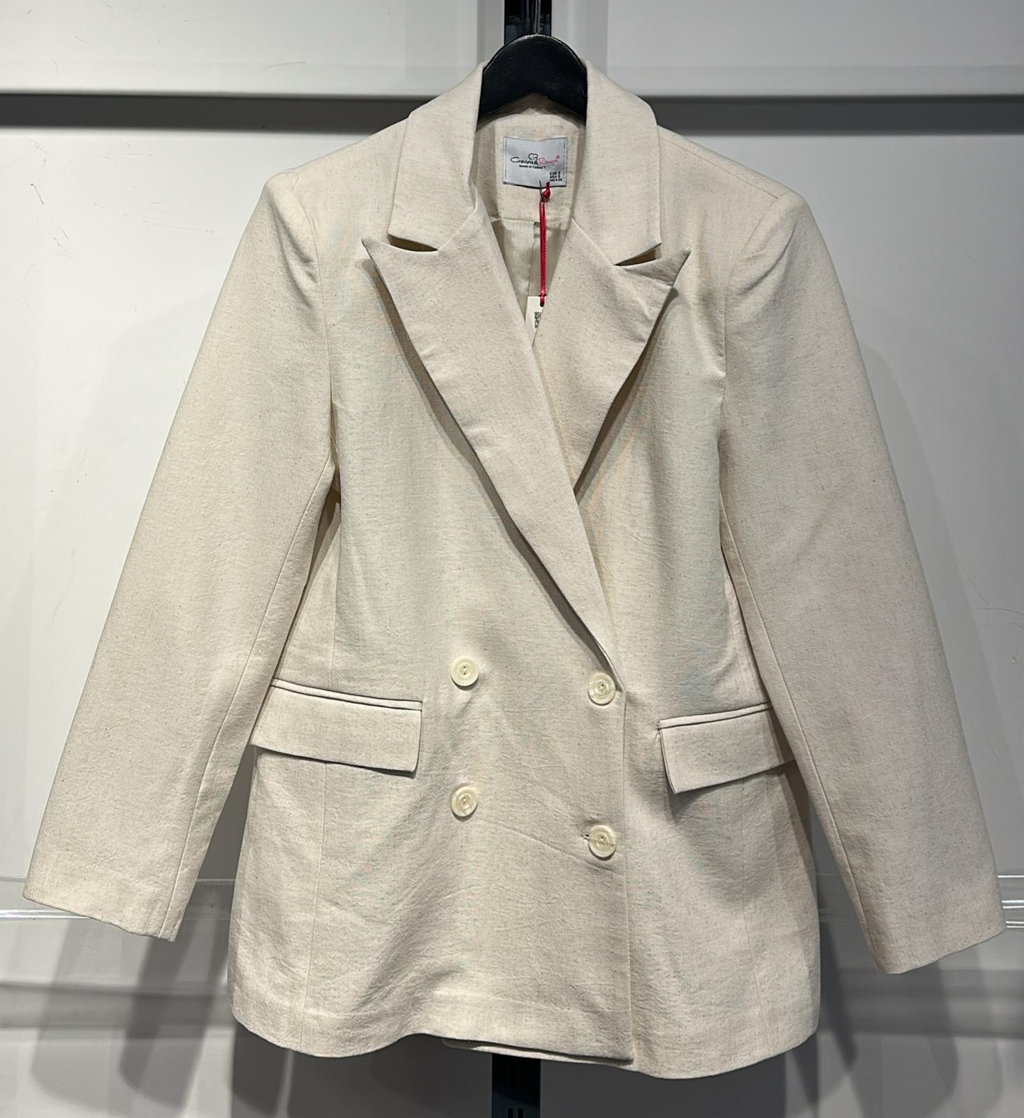 Jacket Linen Classic - Brand: Cream Rouge - Women & Kids, Baby Clothes Wholesale - TheBS Women