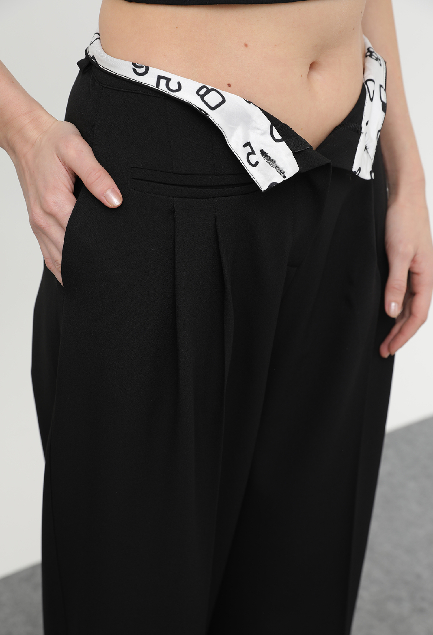 Women's Patterned Lining Detailed Pants - Brand: SOUL - Women & Kids, Baby Clothes Wholesale - TheBS Women