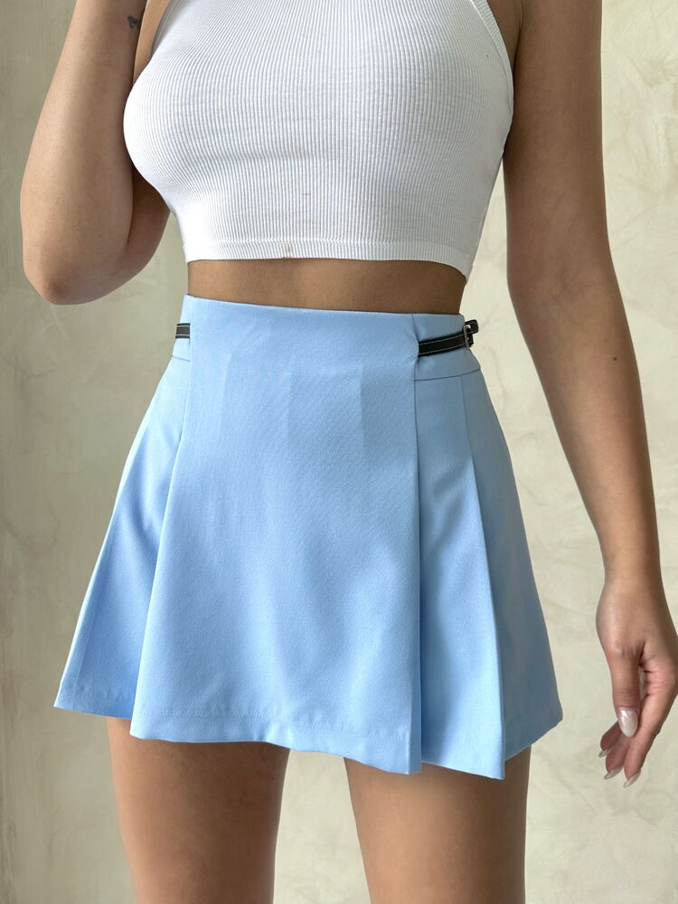 Belt Detailed Shorts – Brand: Topshow – Women & Kids, Baby Clothes Wholesale – TheBS Women