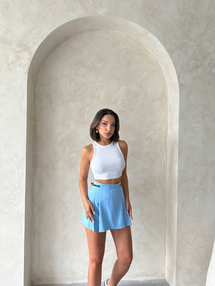 Belt Detailed Shorts – Brand: Topshow – Women & Kids, Baby Clothes Wholesale – TheBS Women