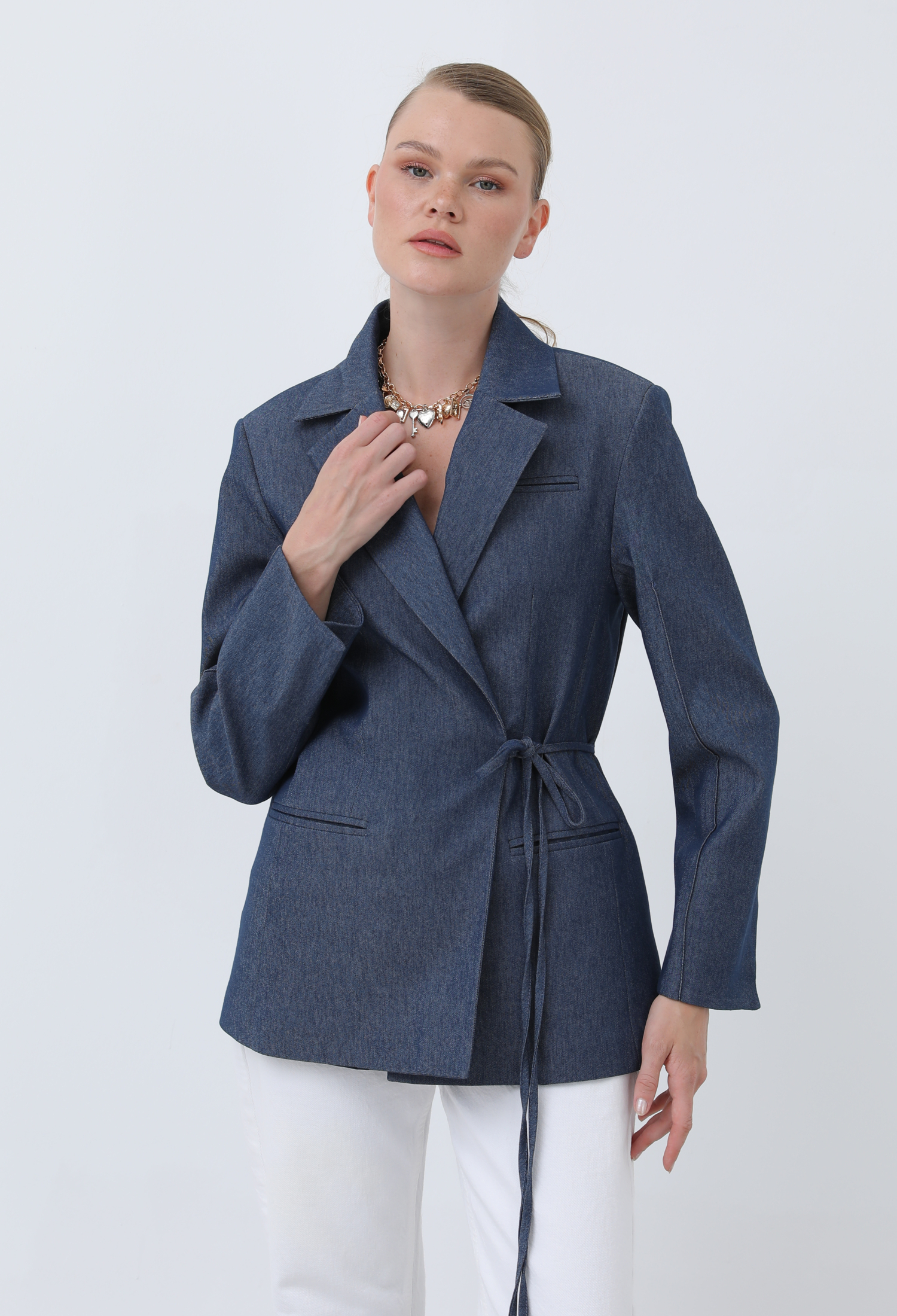 Women's Side Tie Jacket - Brand: SOUL - Women & Kids, Baby Clothes Wholesale - TheBS Women