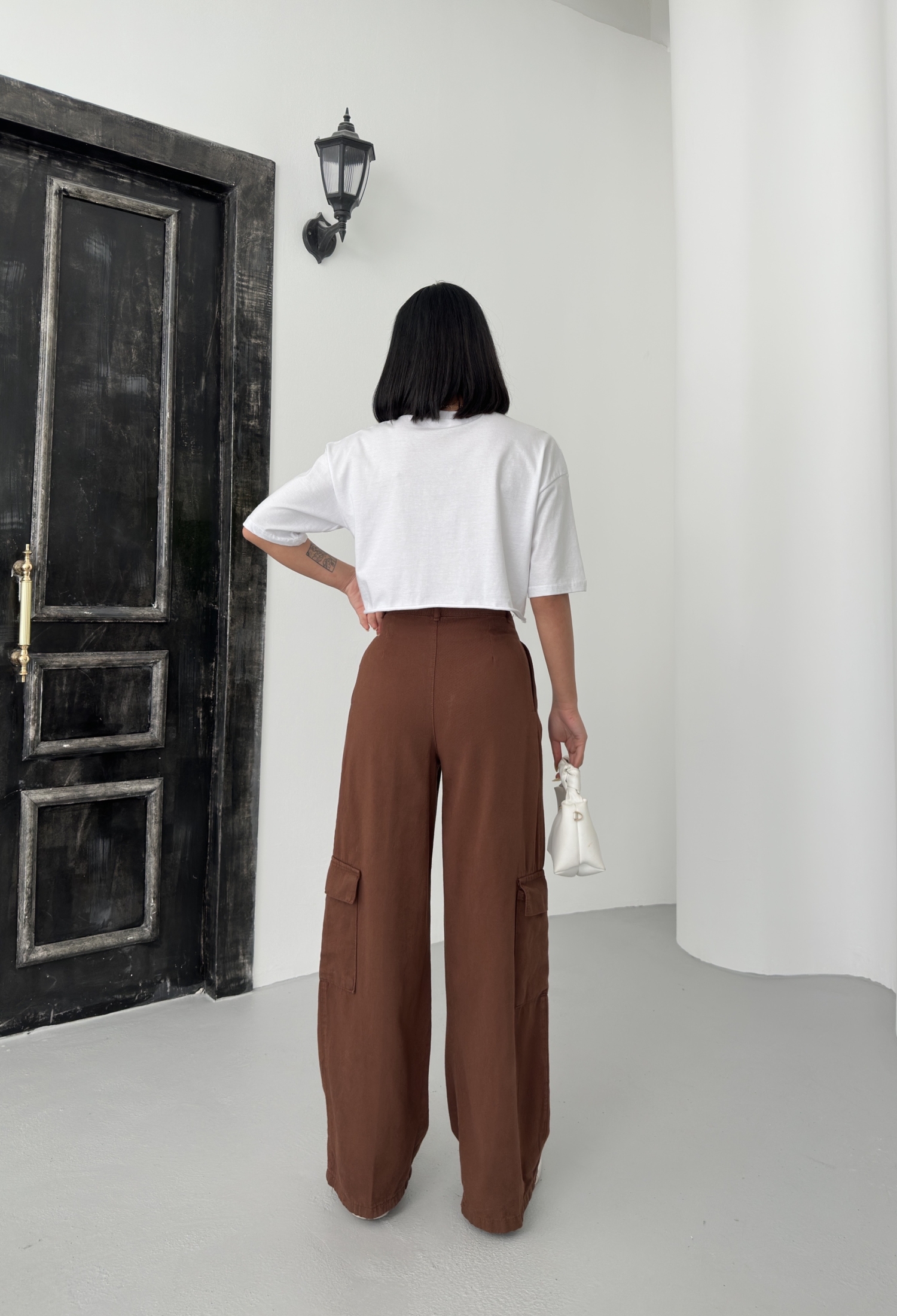 Cargo Pocket Gabardine Pants - Brand: My Fashion - Women & Kids, Baby Clothes Wholesale - TheBS Women