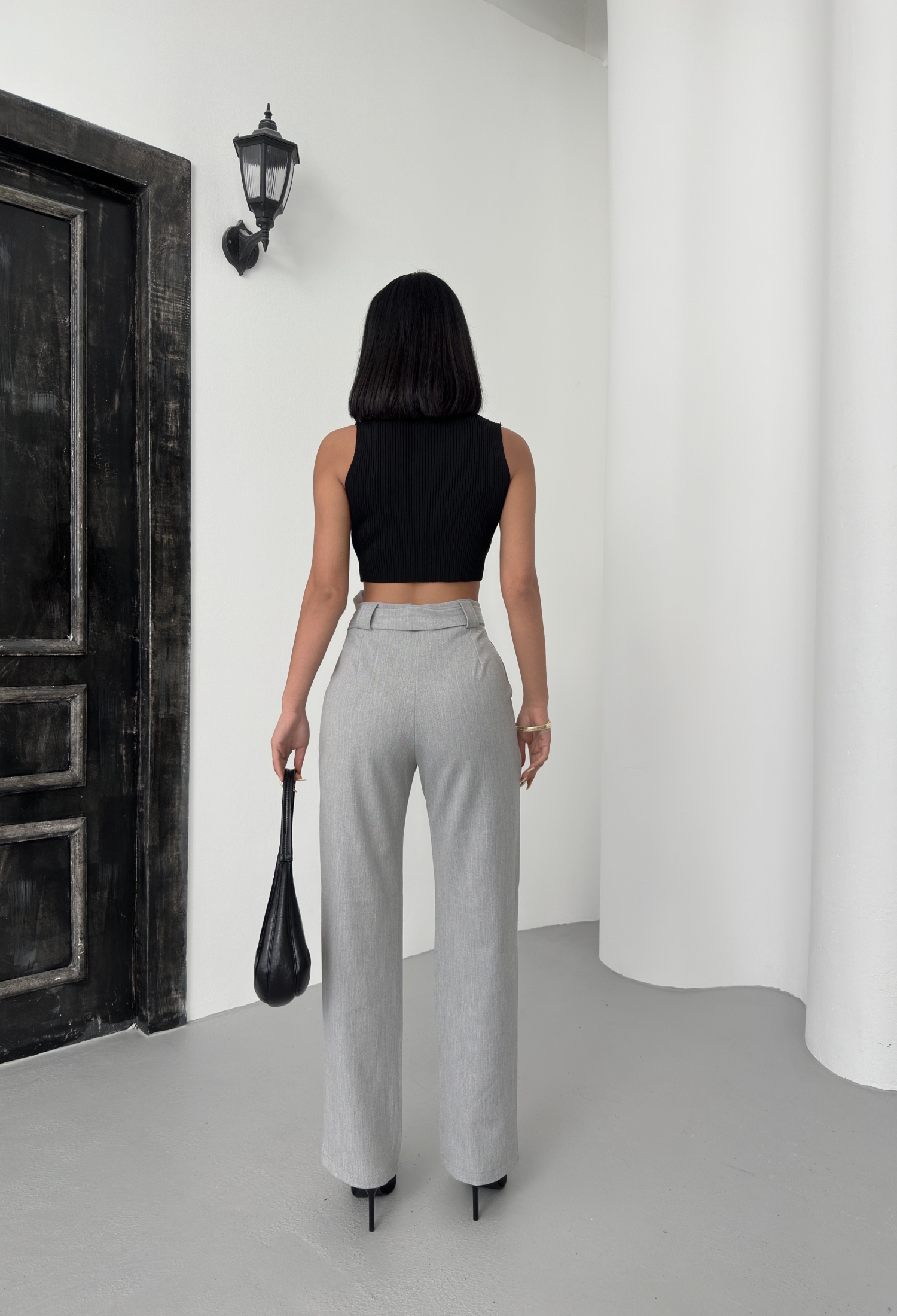 Polyviscose Belted Pants - Brand: My Fashion - Women & Kids, Baby Clothes Wholesale - TheBS Women