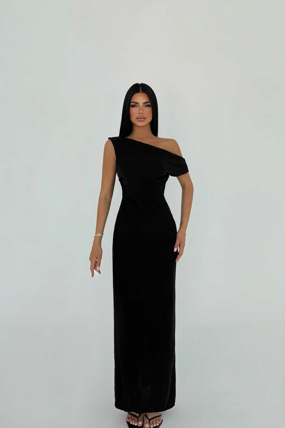 Slit Detail Pleated Dress – Brand: EYYO ATELIER – Women & Kids, Baby Clothes Wholesale – TheBS Women