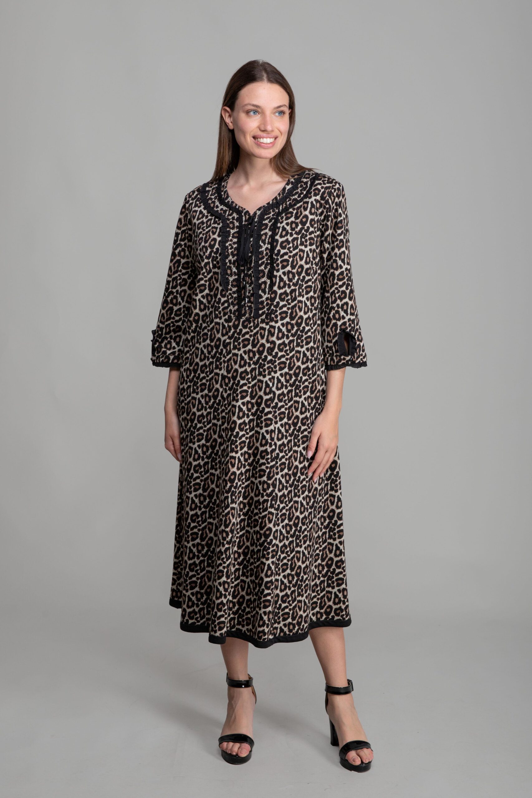 V Neck Knitted Empirme Dress - Brand: GUMANIZE - Women & Kids, Baby Clothes Wholesale - TheBS Women V Neck Knitted Empirme Dress - Brand: GUMANIZE - Women & Kids, Baby Clothes Wholesale - TheBS Women