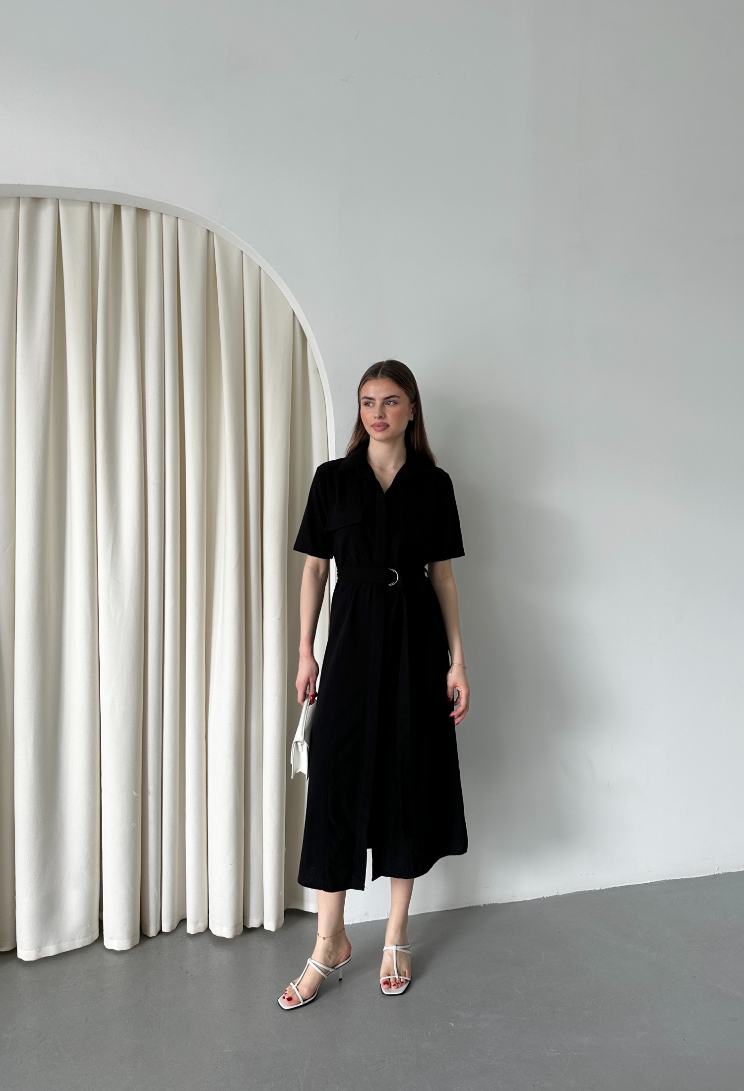 Belted Filam Dress - Brand: My Fashion - Women & Kids, Baby Clothes Wholesale - TheBS Women