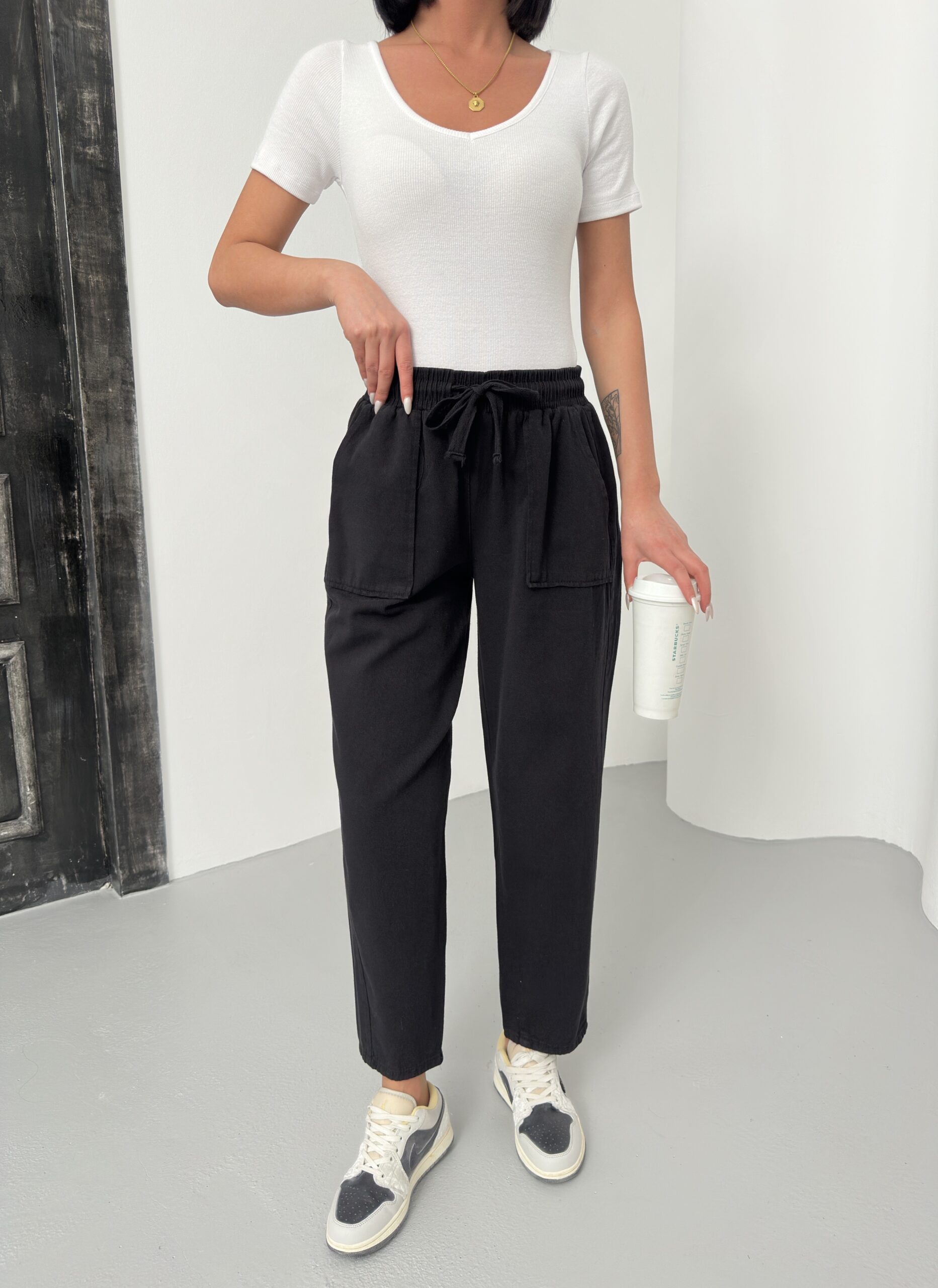 Pocketed Gabardine Pants - Brand: My Fashion - Women & Kids, Baby Clothes Wholesale - TheBS Women Pocketed Gabardine Pants - Brand: My Fashion - Women & Kids, Baby Clothes Wholesale - TheBS Women
