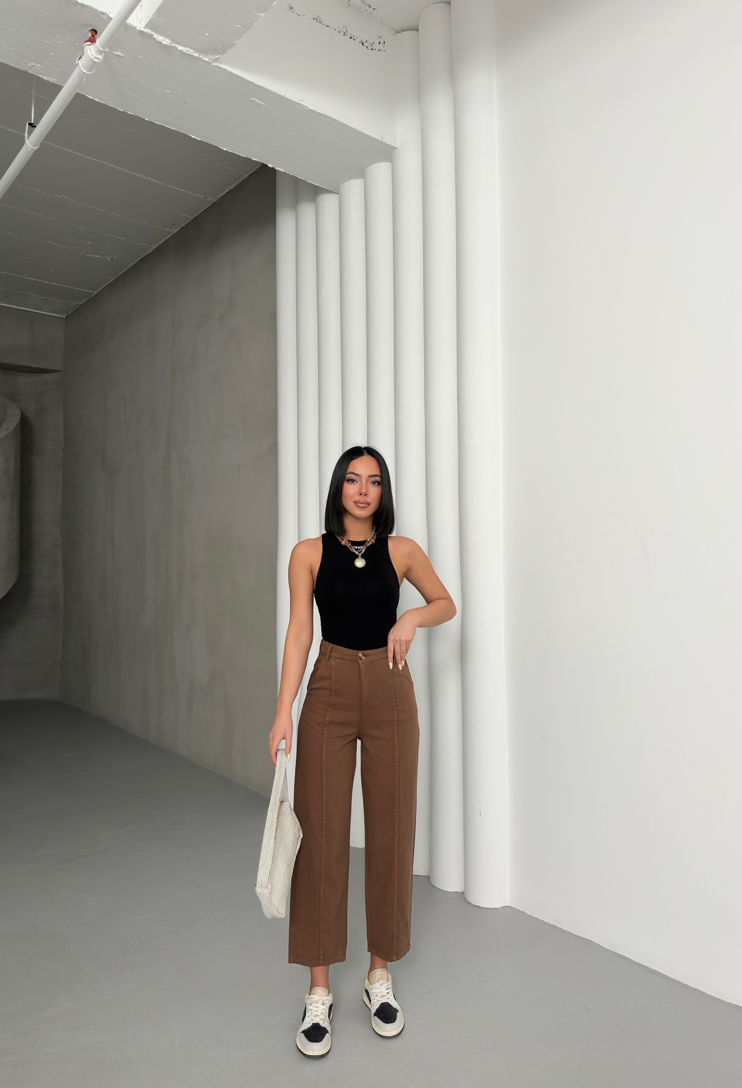 Detailed Gabardine Pants - Brand: My Fashion - Women & Kids, Baby Clothes Wholesale - TheBS Women