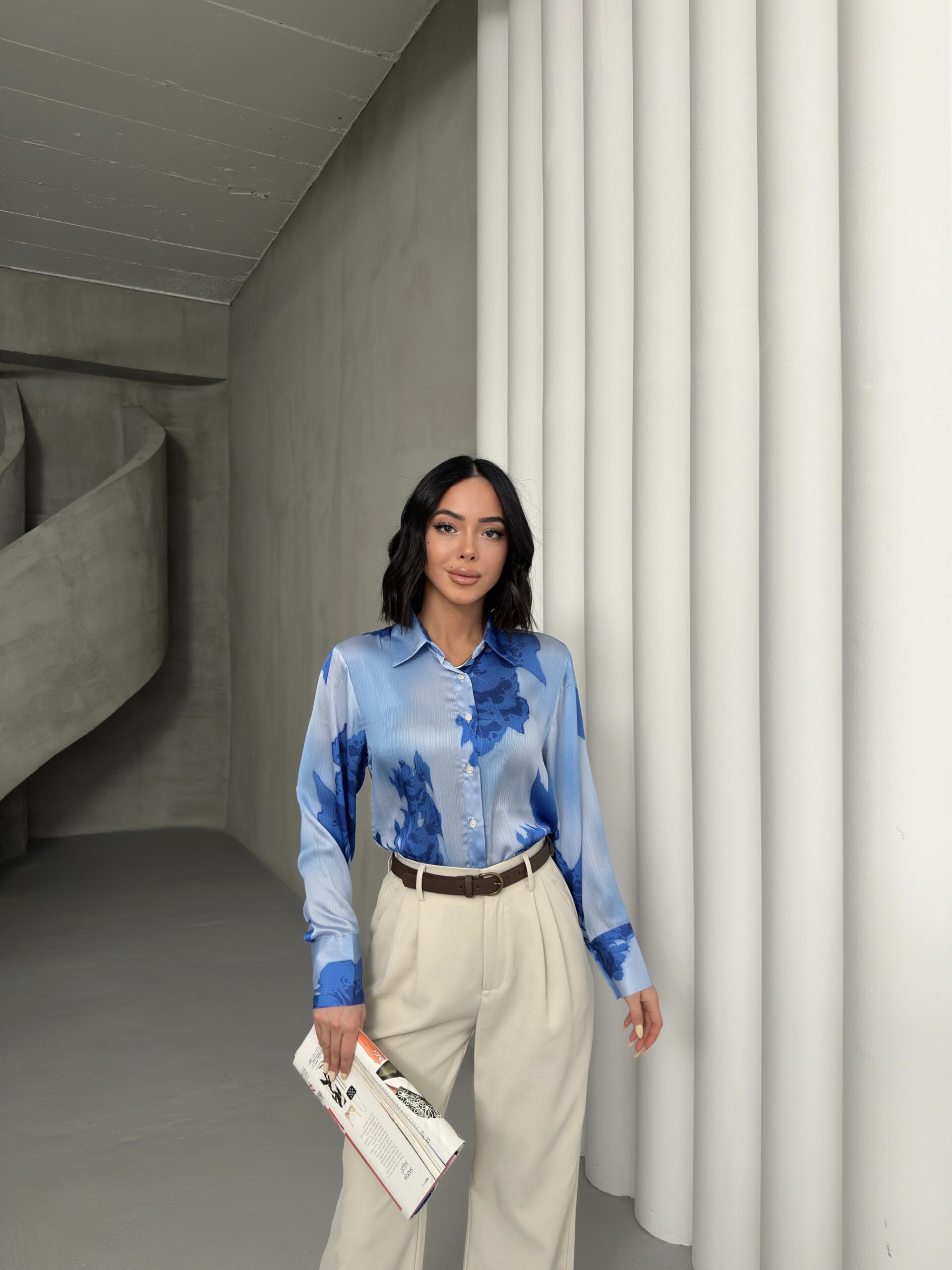 Rose Pattern Shirt With Buds - Brand: My Fashion - Women & Kids, Baby Clothes Wholesale - TheBS Women Rose Pattern Shirt With Buds - Brand: My Fashion - Women & Kids, Baby Clothes Wholesale - TheBS Women