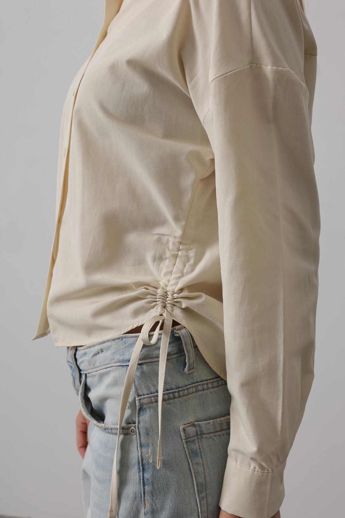 Basic Shirt With Side Tie – Brand: Reyon – Women & Kids, Baby Clothes Wholesale – TheBS Women