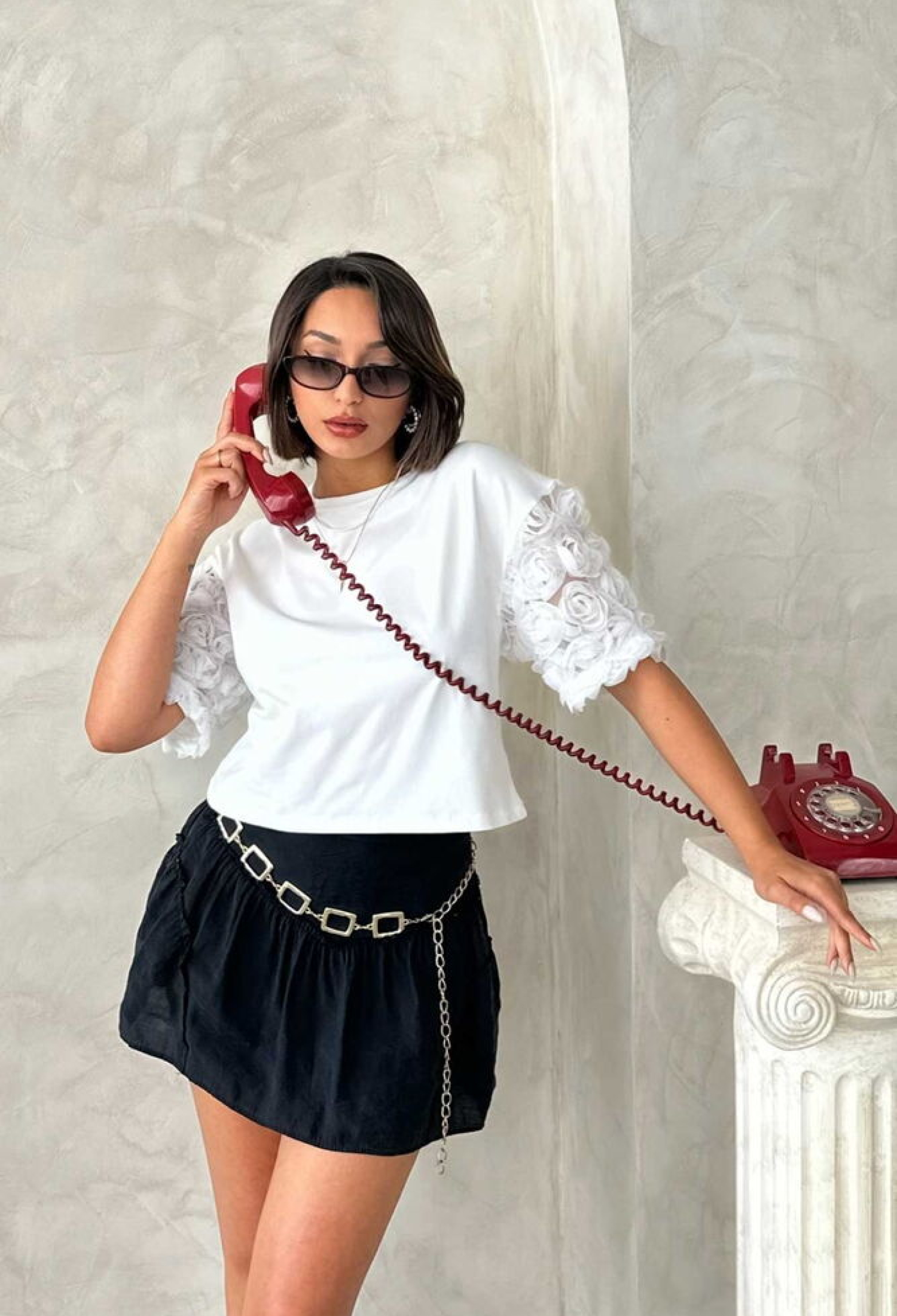 Sleeve Detailed T-Shirt - Brand: Topshow - Women & Kids, Baby Clothes Wholesale - TheBS Women