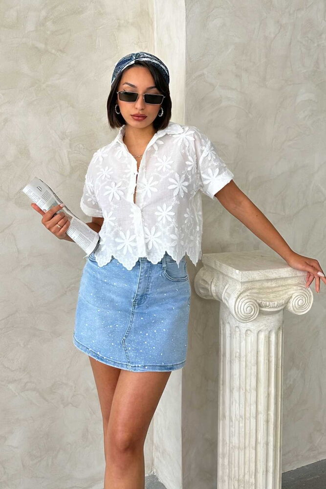 Embroidered Shirt - Brand: Topshow - Women & Kids, Baby Clothes Wholesale - TheBS Women