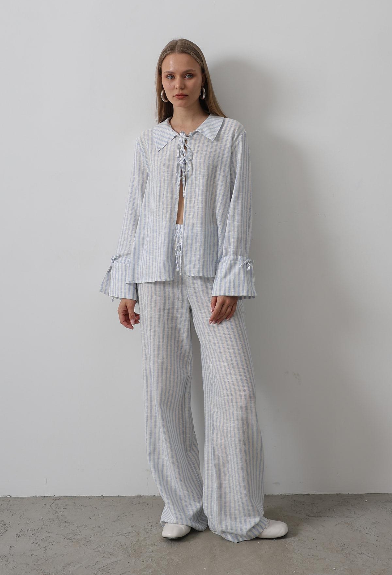 Striped Tie Pants Set - Brand: Reyon - Women & Kids, Baby Clothes Wholesale - TheBS Women