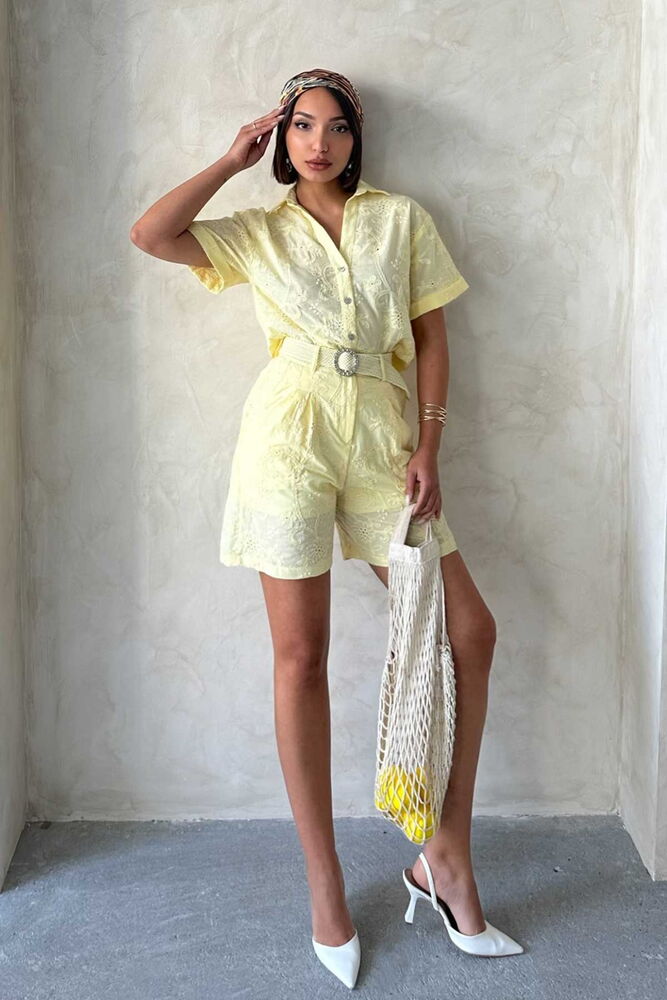 Embroidered Voile Shorts - Brand: Topshow - Women & Kids, Baby Clothes Wholesale - TheBS Women