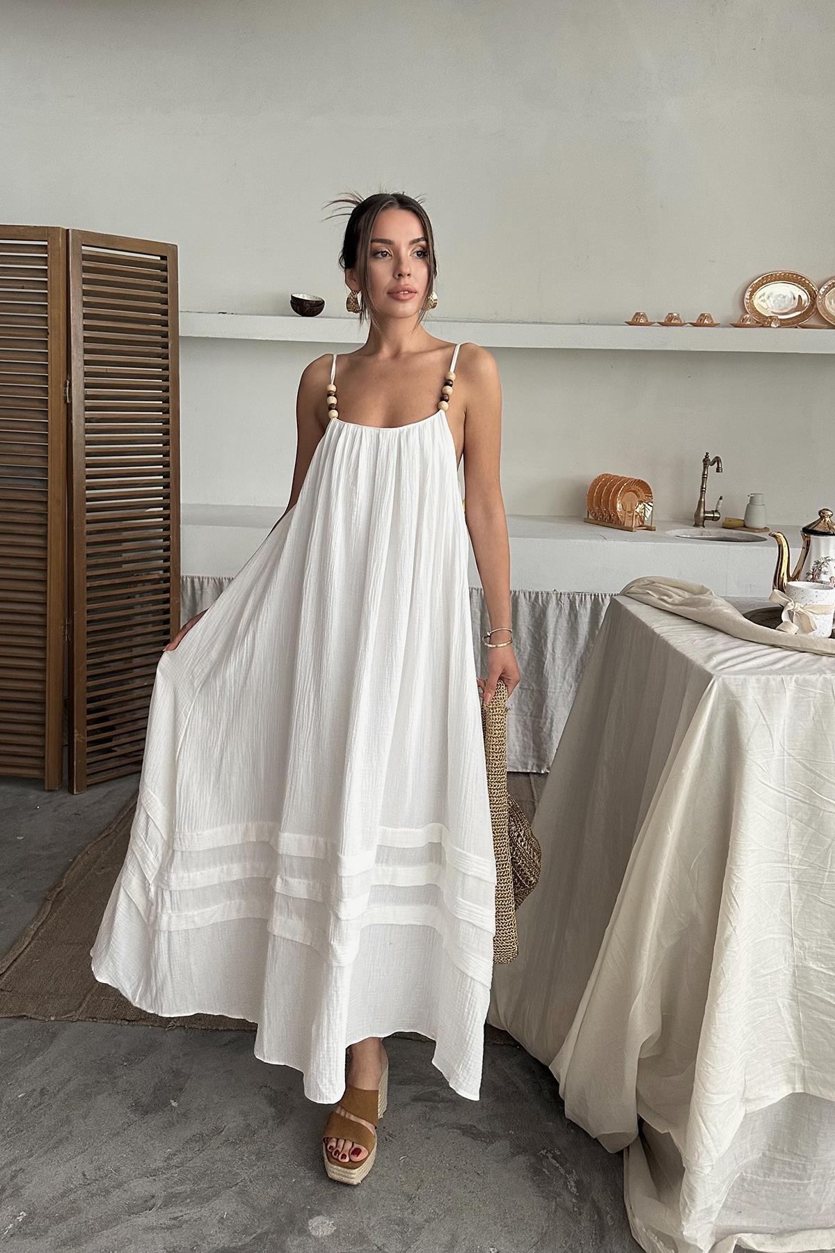 WholesaleStrappy Mueslin Dress - Brand: Elisa - Women & Kids, Baby Clothes Wholesale - TheBS Women