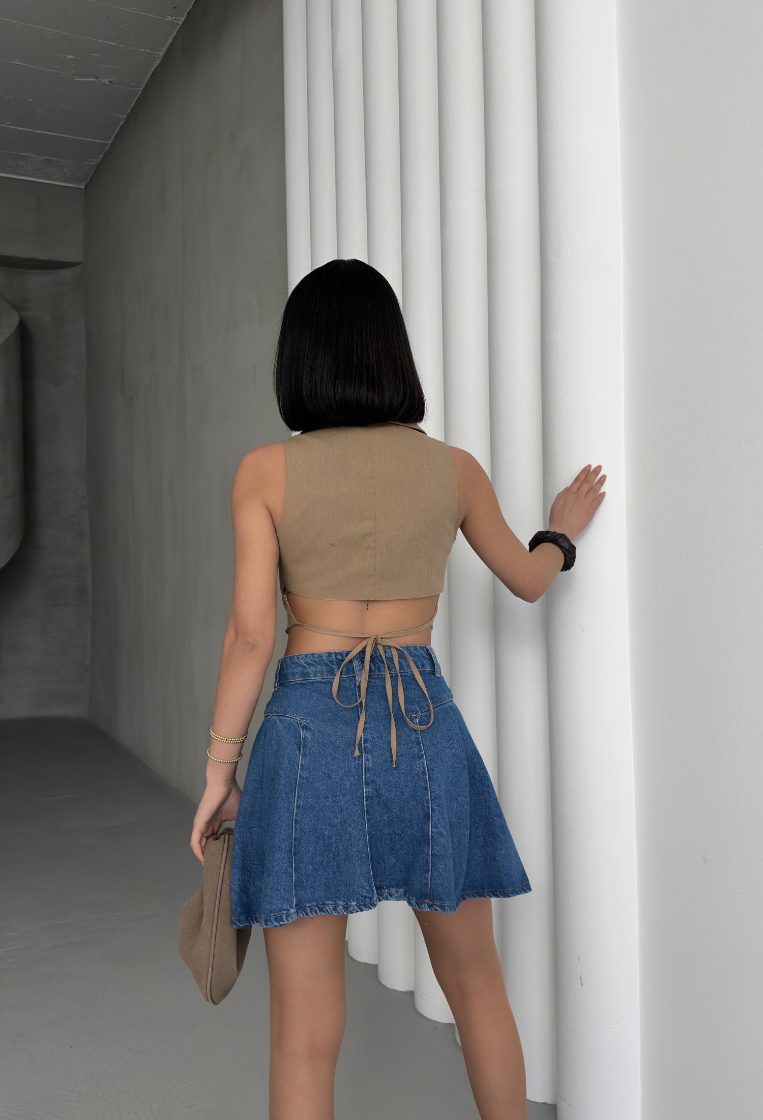 Linen Vest - Brand: My Fashion - Women & Kids, Baby Clothes Wholesale - TheBS Women