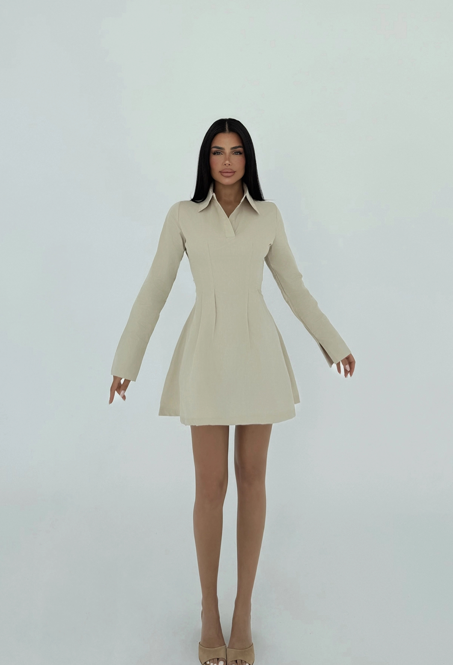 Herda Flared Dress - Brand: EYYO ATELIER - Women & Kids, Baby Clothes Wholesale - TheBS Women