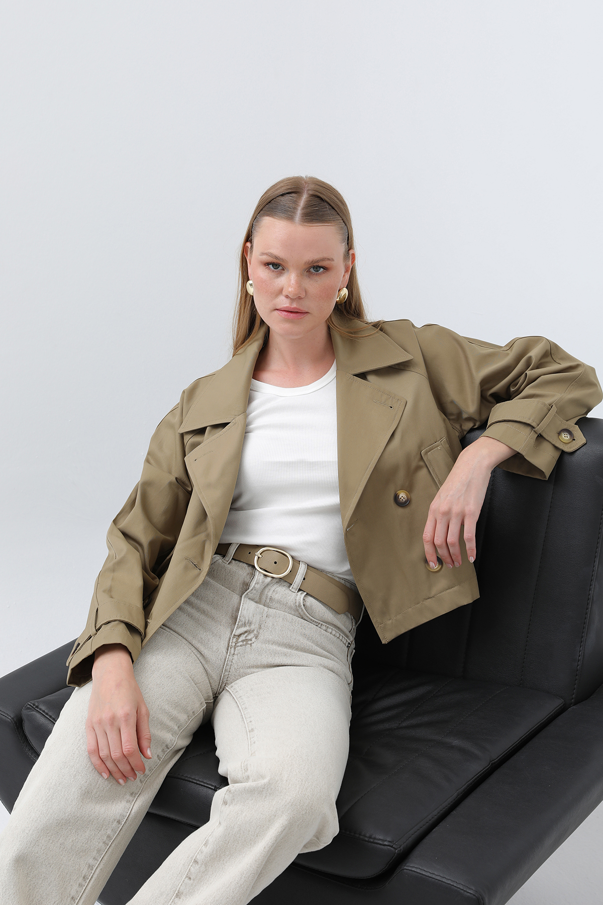 Women's Short Trench - Brand: SOUL - Women & Kids, Baby Clothes Wholesale - TheBS Women Women's Short Trench - Brand: SOUL - Women & Kids, Baby Clothes Wholesale - TheBS Women