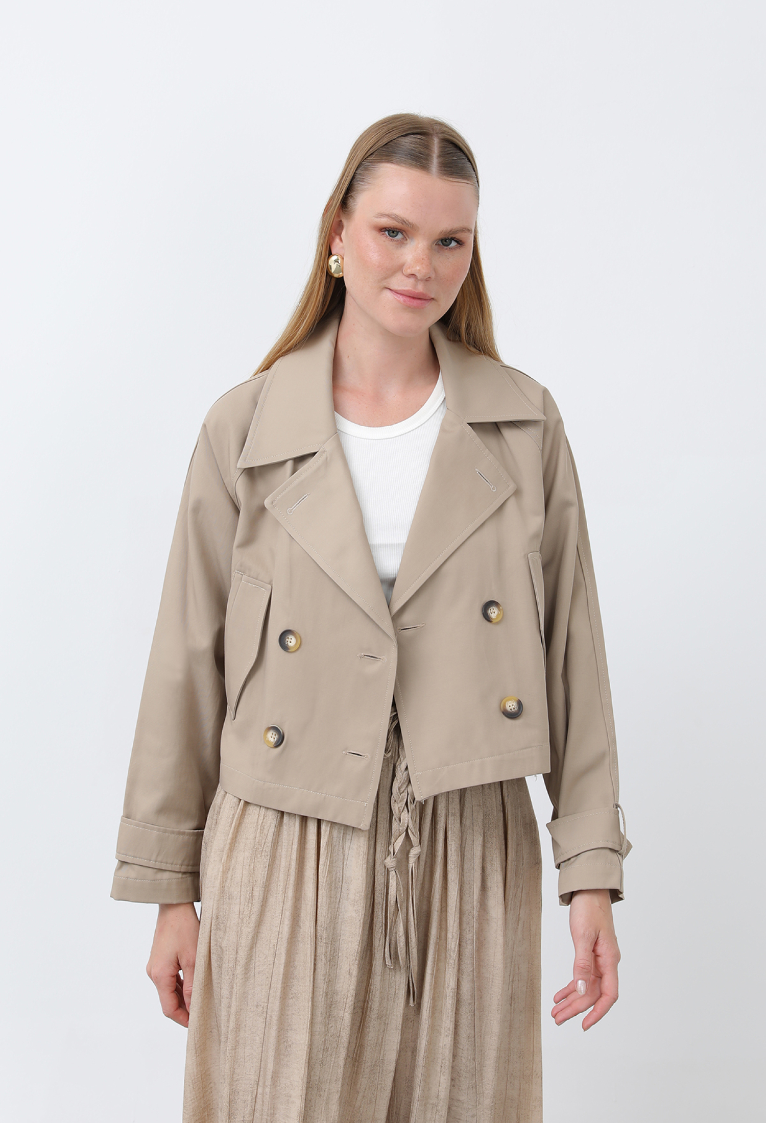 Women's Short Trench - Brand: SOUL - Women & Kids, Baby Clothes Wholesale - TheBS Women