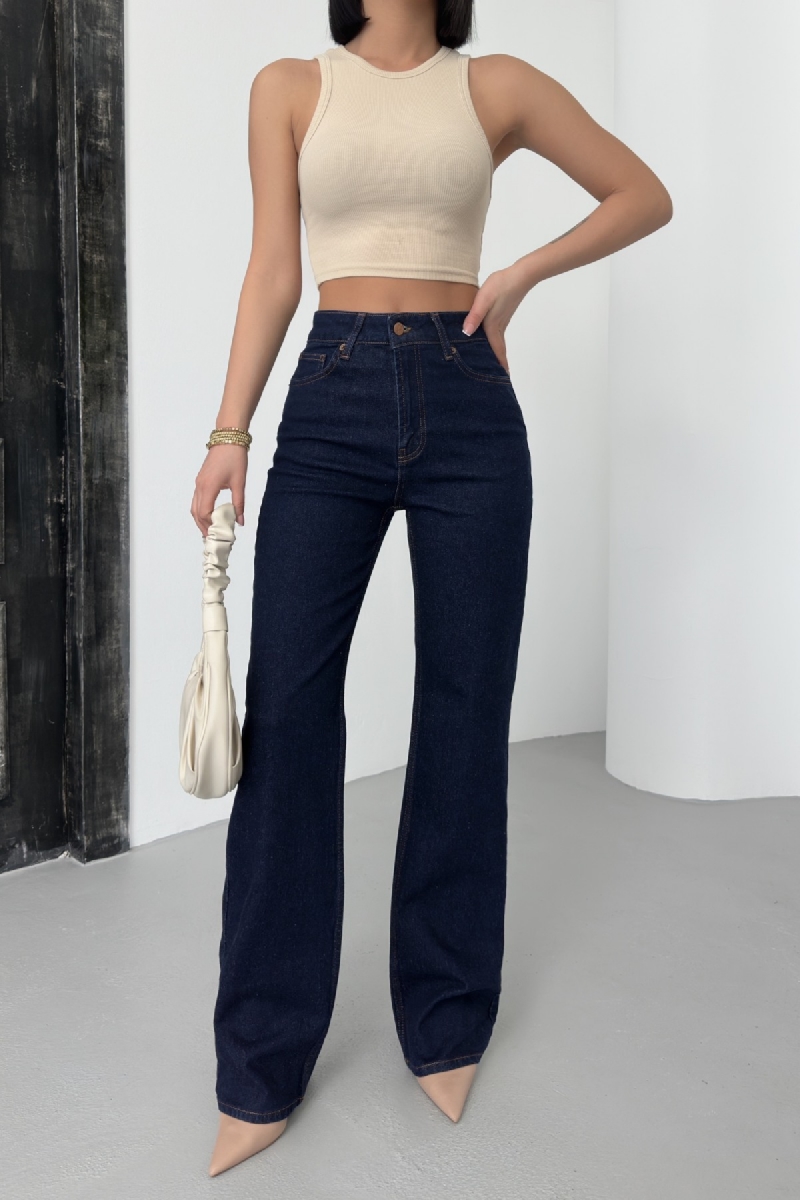 High Waist Straight Jeans - Brand: XLove - Women & Kids, Baby Clothes Wholesale - TheBS Women