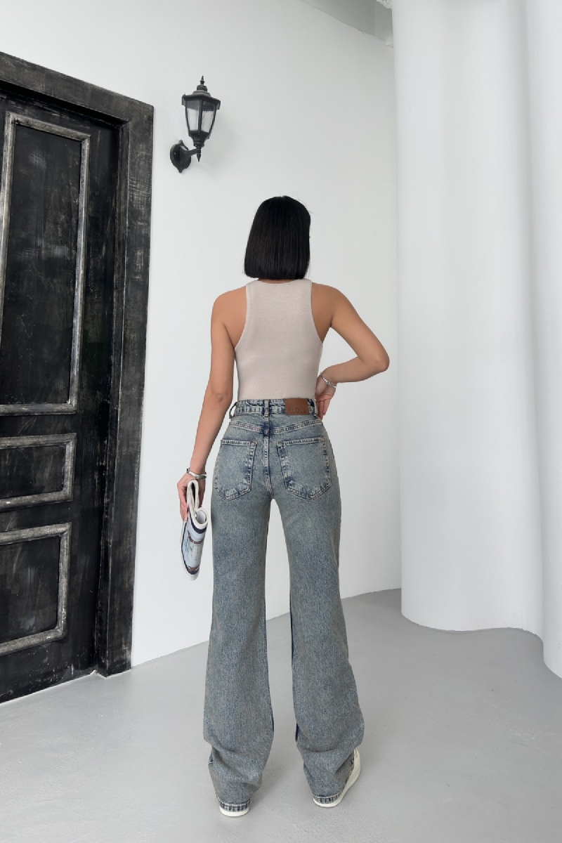 High Waist Straight Jeans – Brand: XLove – Women & Kids, Baby Clothes Wholesale – TheBS Women