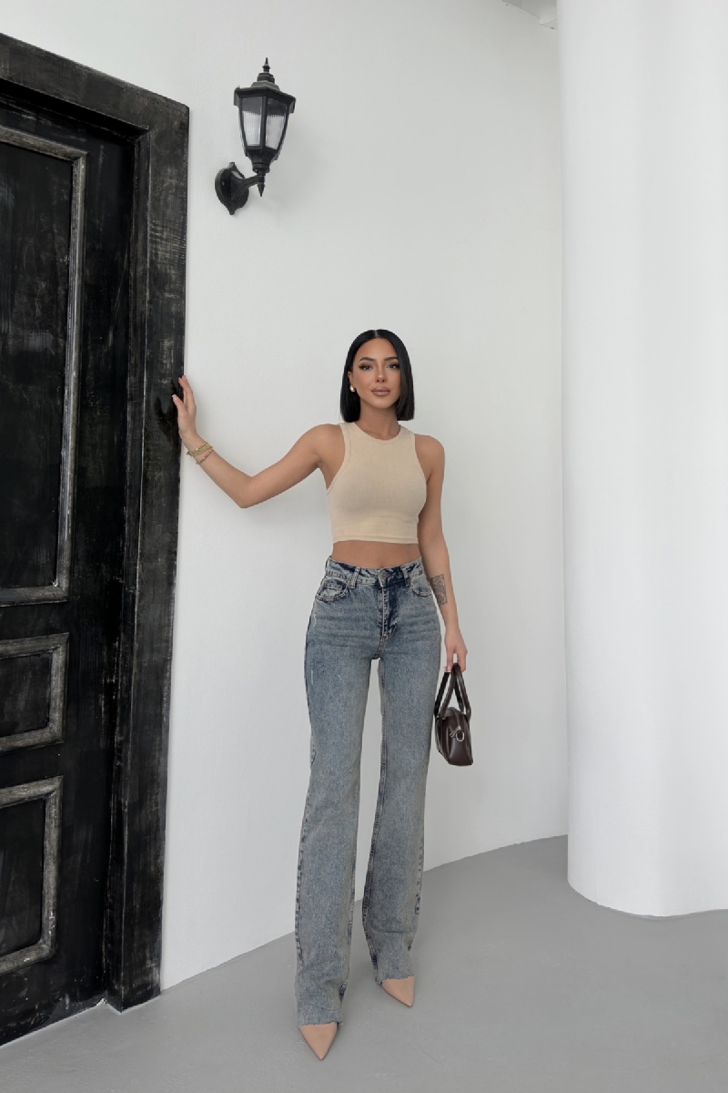 Cropped Leg Straight Fit Jeans – Brand: XLove – Women & Kids, Baby Clothes Wholesale – TheBS Women