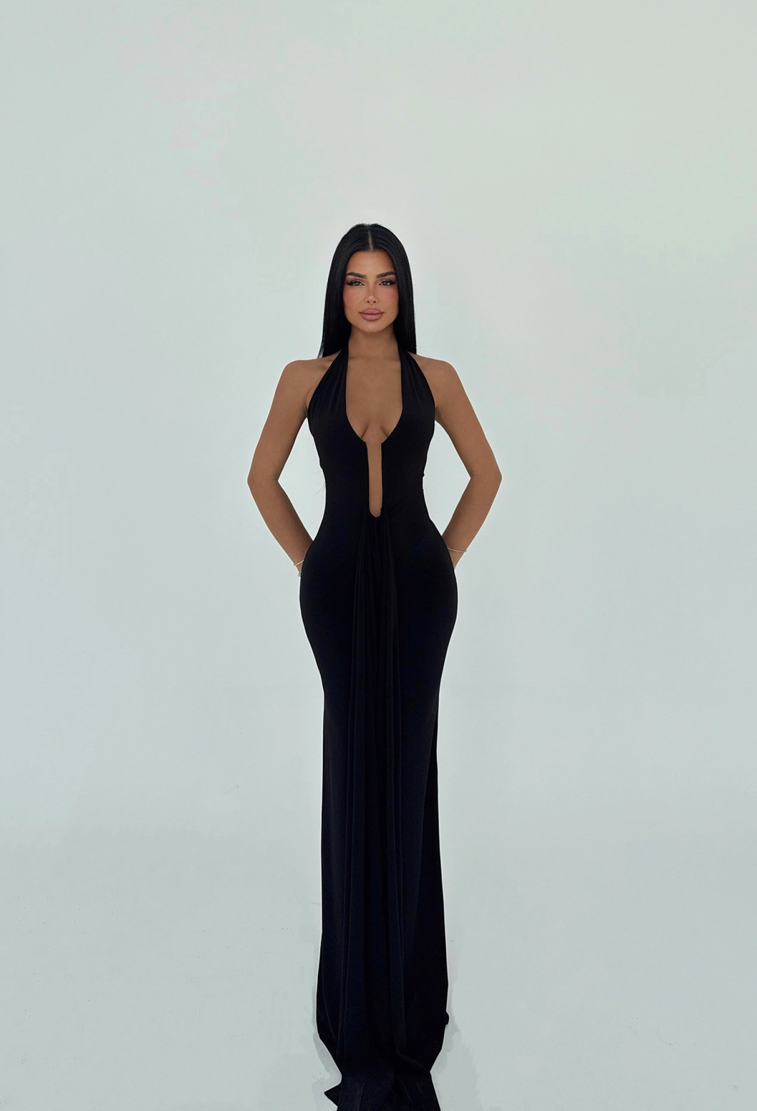 Back Detail Long Dress - Brand: EYYO ATELIER - Women & Kids, Baby Clothes Wholesale - TheBS Women