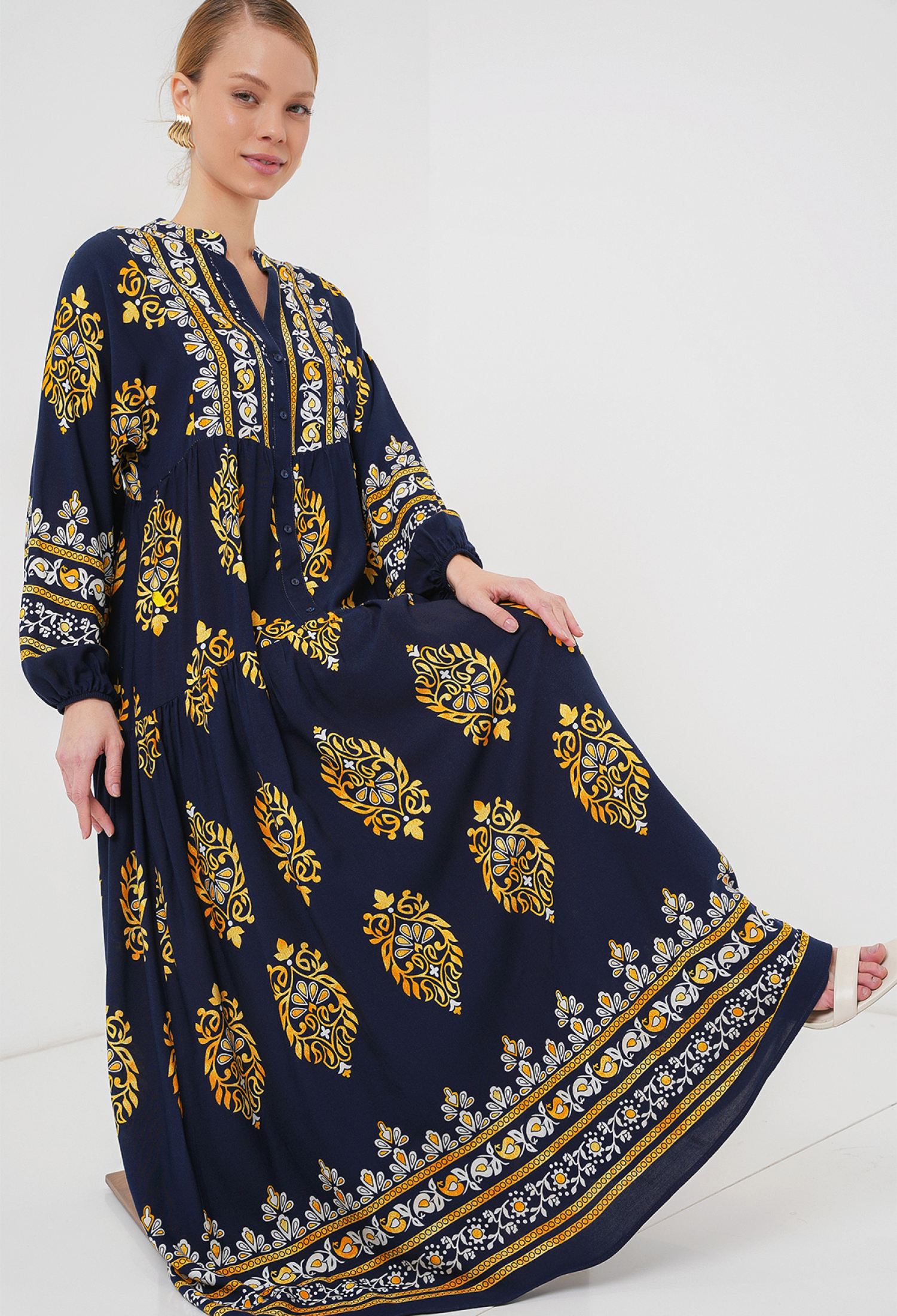 Authentic Patterned Burkini Dress -2 - Brand: Bigdart - Women & Kids, Baby Clothes Wholesale - TheBS Women