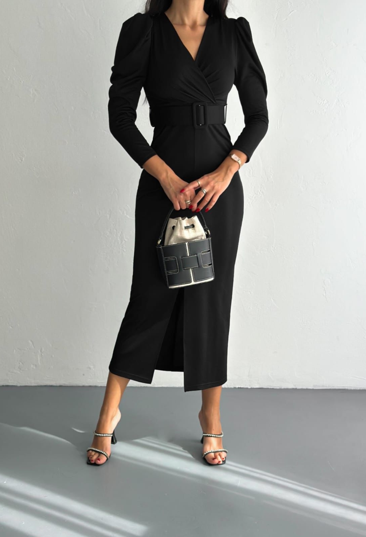 Front Slit Detail Dress - Brand: My Jest Fashion - Women & Kids, Baby Clothes Wholesale - TheBS Women