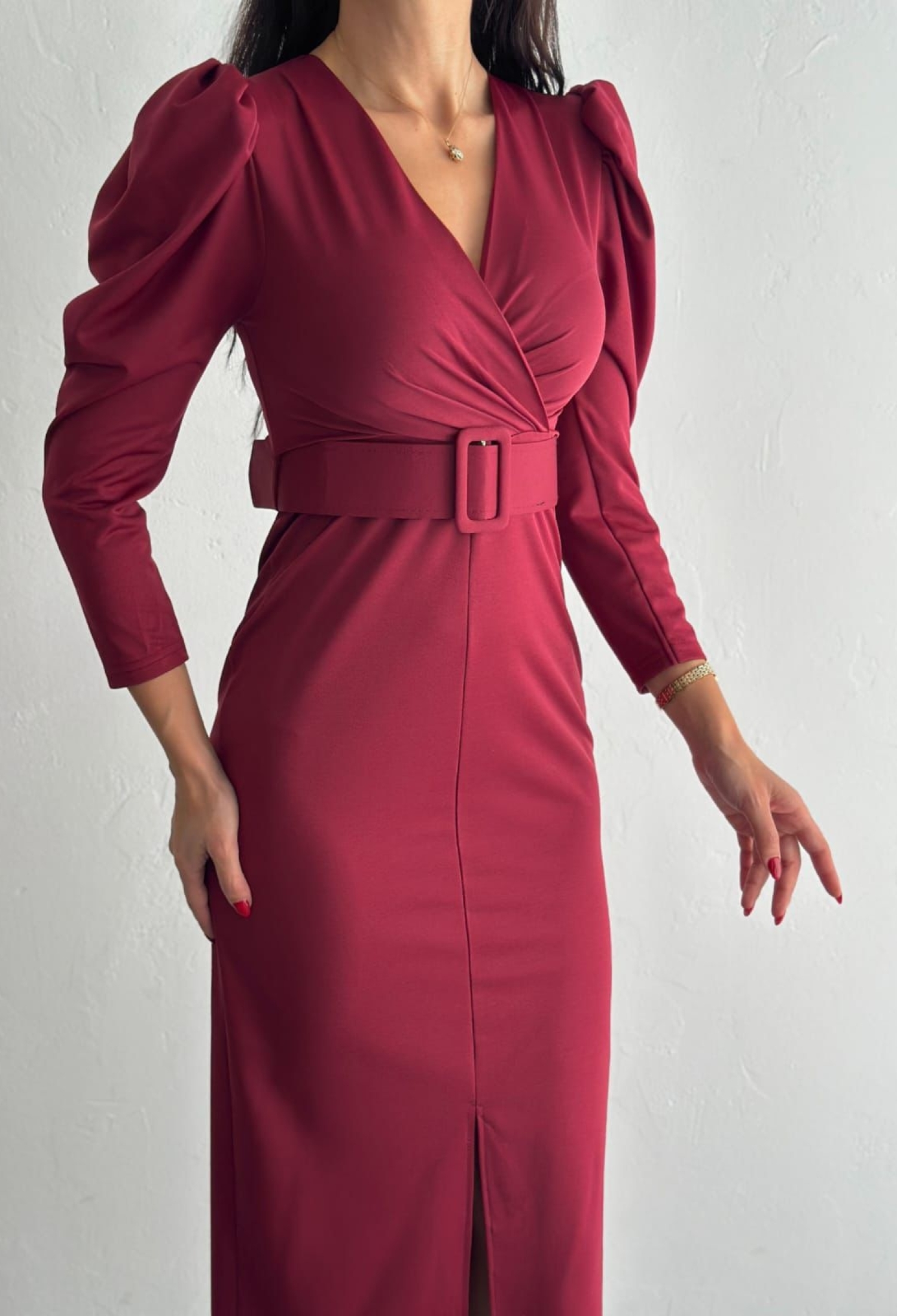 Front Slit Detail Dress - Brand: My Jest Fashion - Women & Kids, Baby Clothes Wholesale - TheBS Women