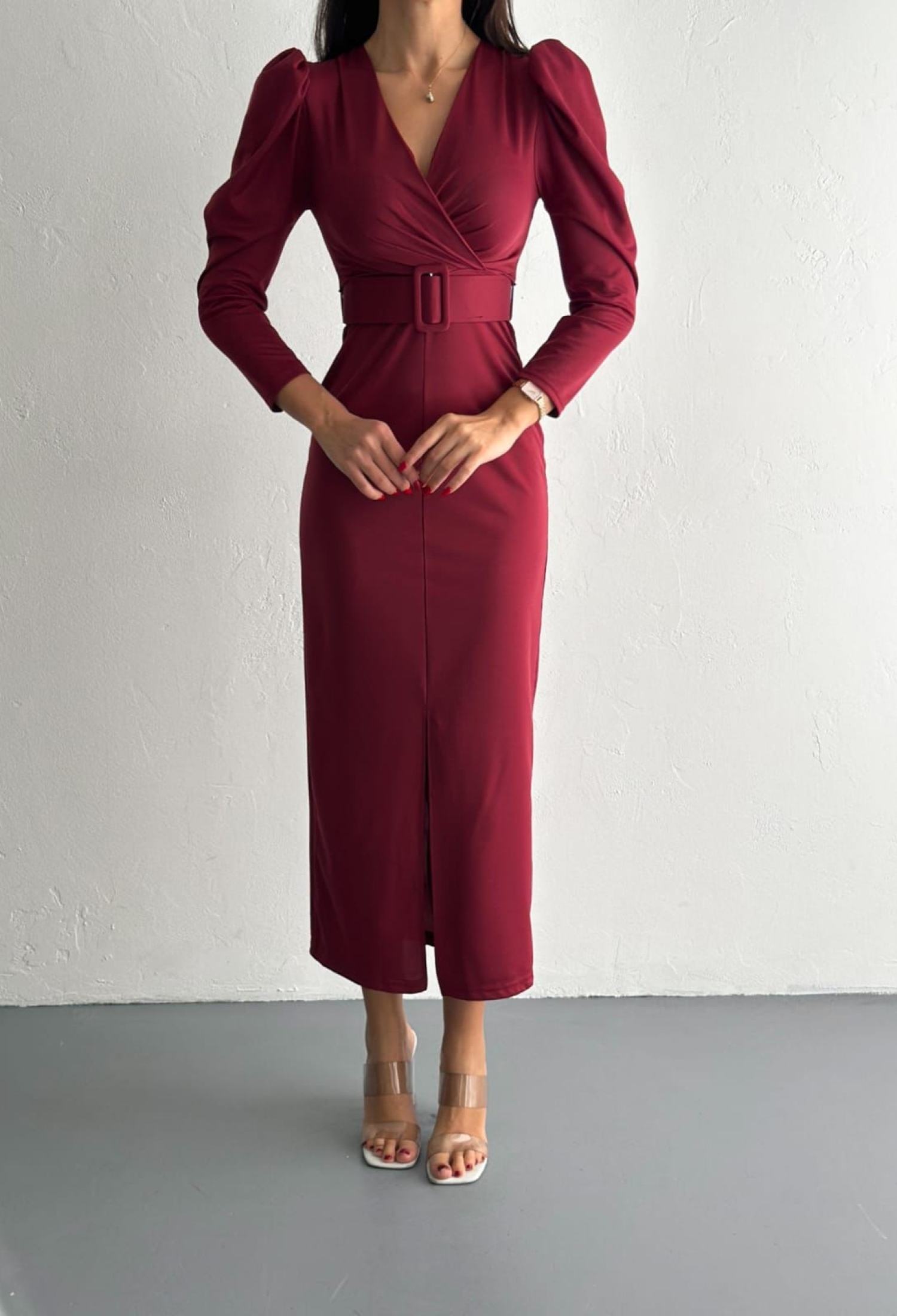 Front Slit Detail Dress - Brand: My Jest Fashion - Women & Kids, Baby Clothes Wholesale - TheBS Women