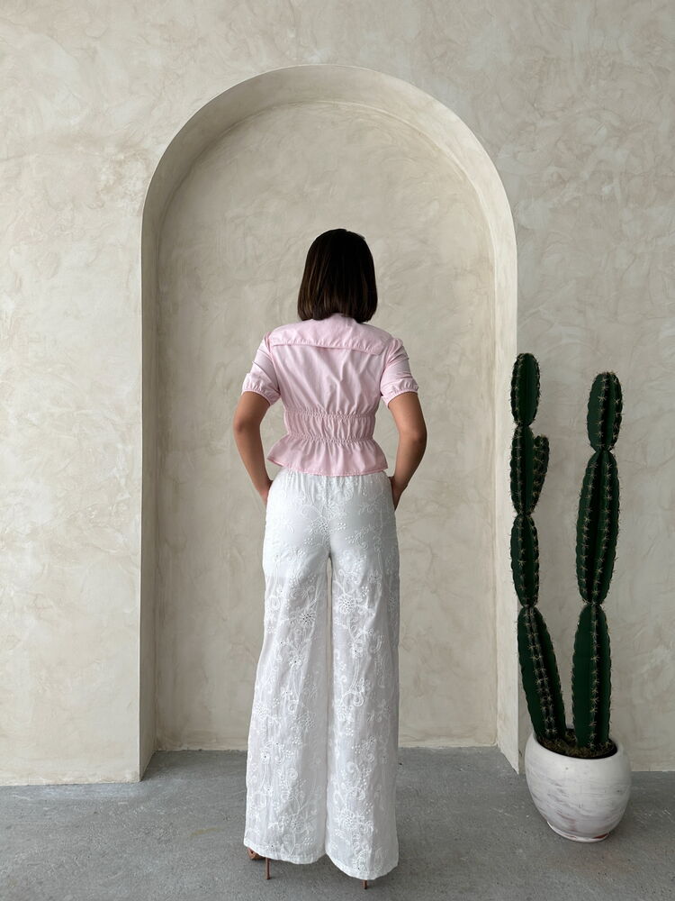 Collar Detailed Ruffle Shirt – Brand: Topshow – Women & Kids, Baby Clothes Wholesale – TheBS Women