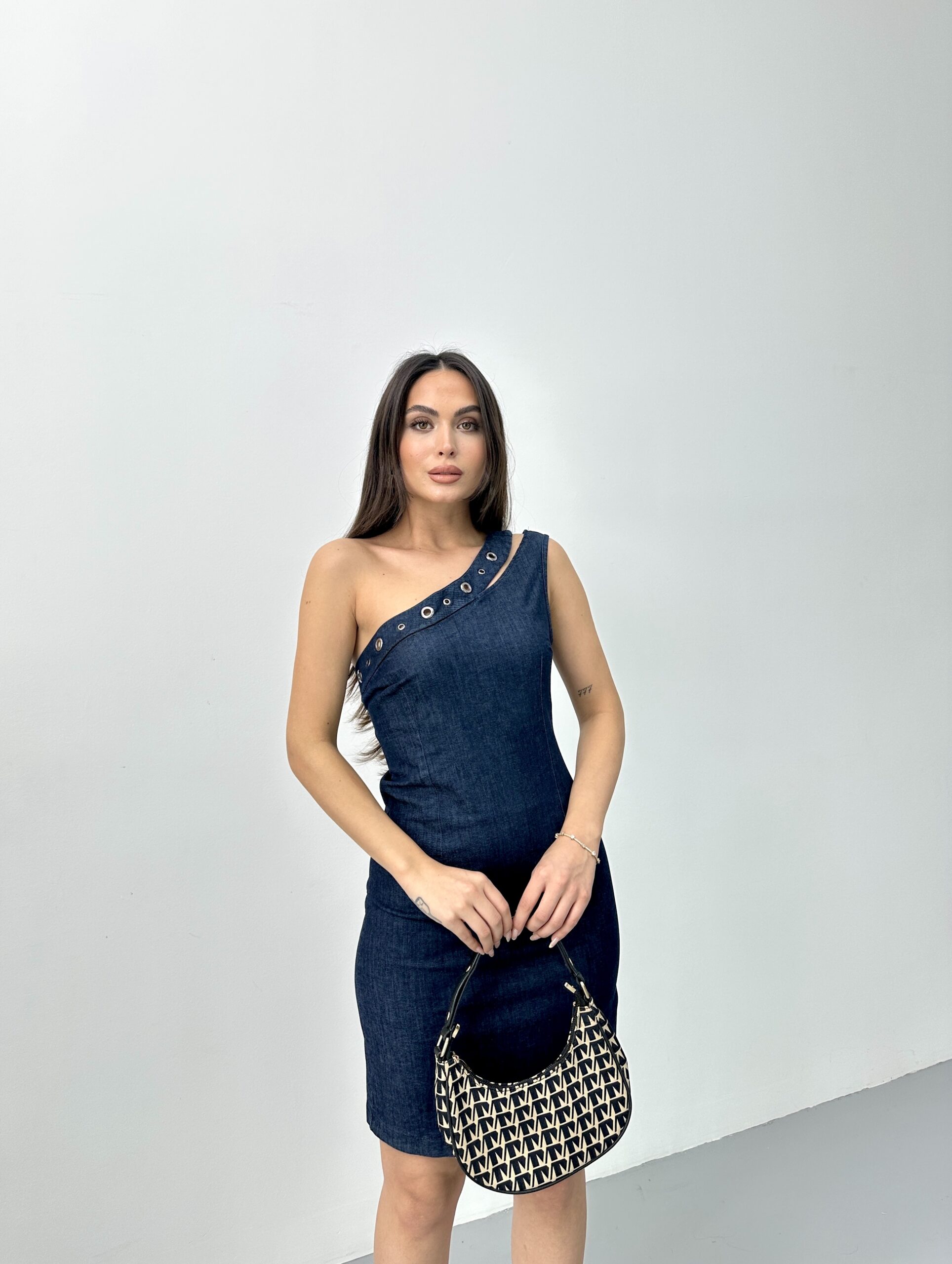 Denim Dress With Eyelet Window - Brand: STEPS - Women & Kids, Baby Clothes Wholesale - TheBS Women Denim Dress With Eyelet Window - Brand: STEPS - Women & Kids, Baby Clothes Wholesale - TheBS Women