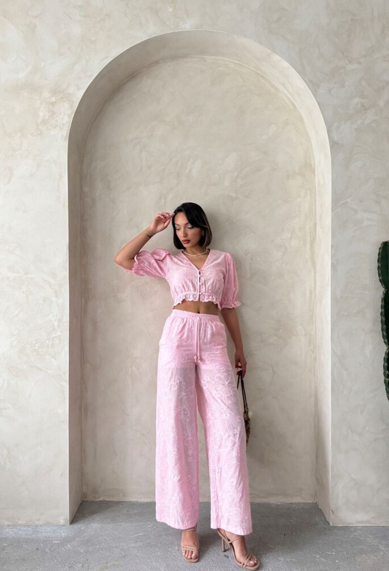 Floral Detailed Embroidered Blouse - Brand: Topshow - Women & Kids, Baby Clothes Wholesale - TheBS Women