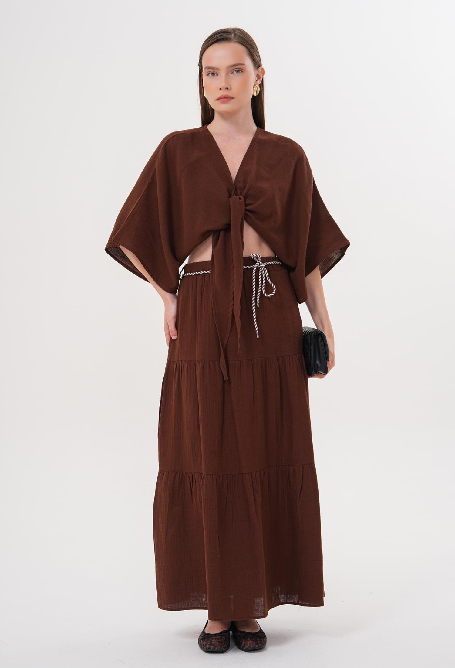 Women's Mueslin Tie Blouse - Brand: Levure - Women & Kids, Baby Clothes Wholesale - TheBS Women