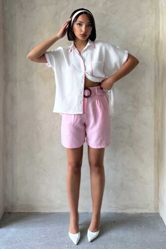 Belted Shorts - Brand: Topshow - Women & Kids, Baby Clothes Wholesale - TheBS Women