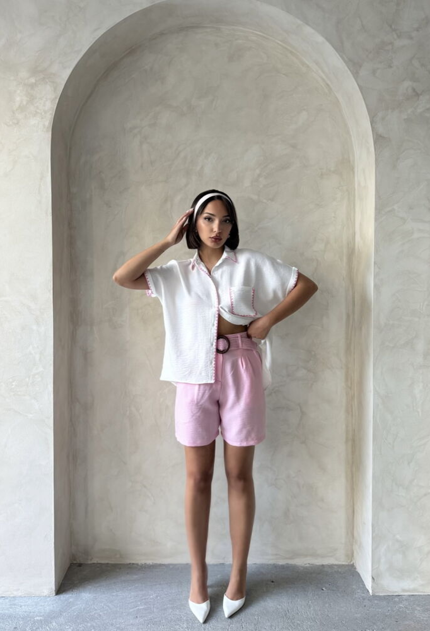 Belted Shorts - Brand: Topshow - Women & Kids, Baby Clothes Wholesale - TheBS Women