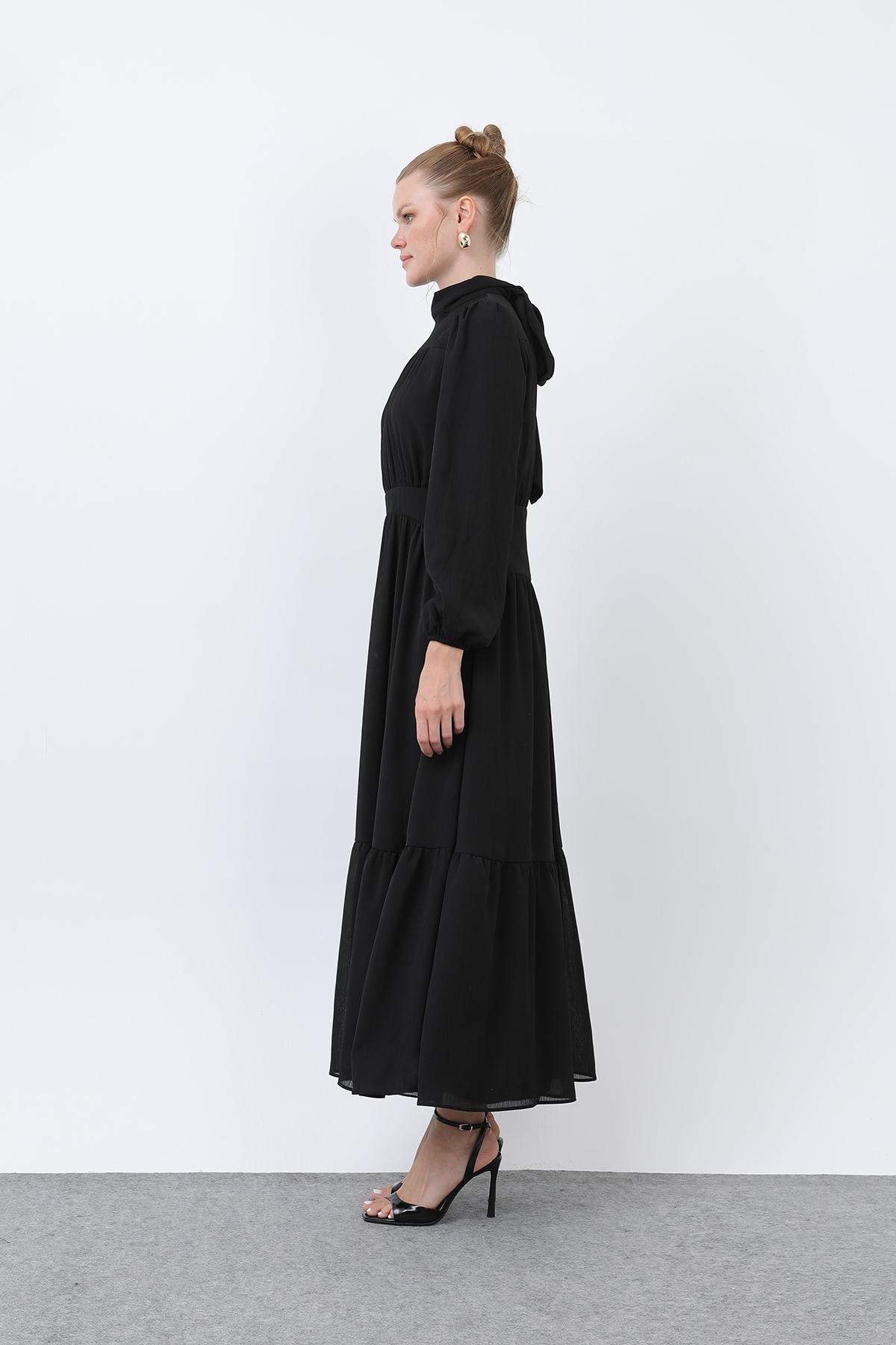 Women's Drape Detailed High Neck Dress - Brand: Puane - Women & Kids, Baby Clothes Wholesale - TheBS Women Women's Drape Detailed High Neck Dress - Brand: Puane - Women & Kids, Baby Clothes Wholesale - TheBS Women