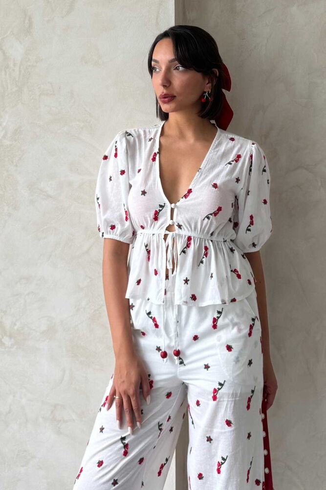 Embroidered Voile Blouse - Brand: Topshow - Women & Kids, Baby Clothes Wholesale - TheBS Women